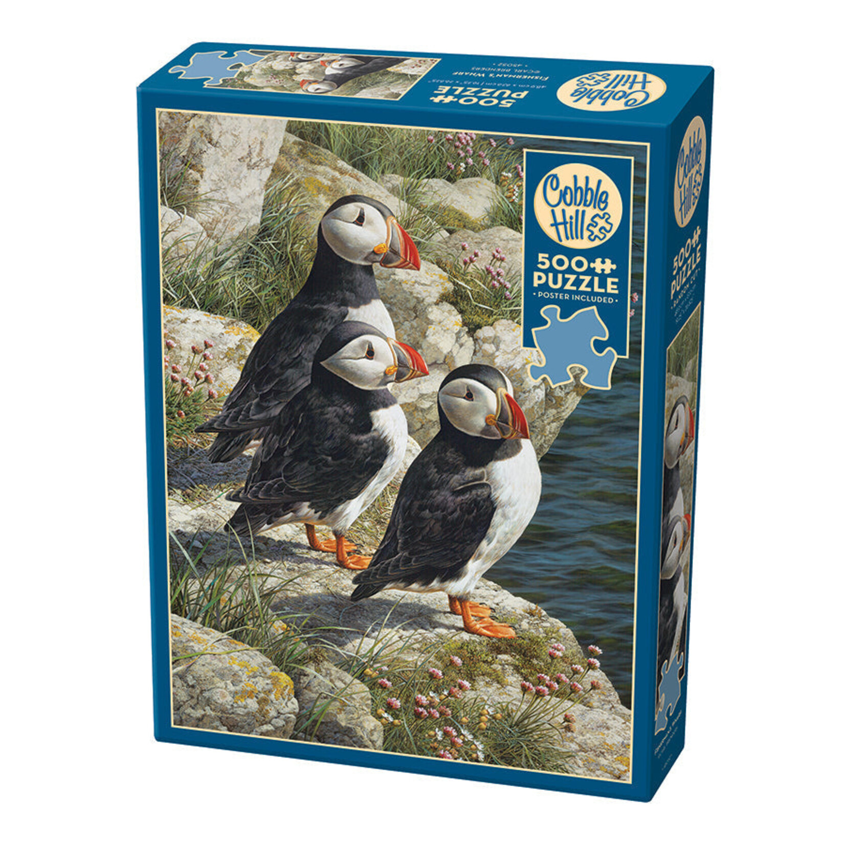 Cobble Hill Fisherman's Wharf (Puffin Birds) Puzzle (500pc)