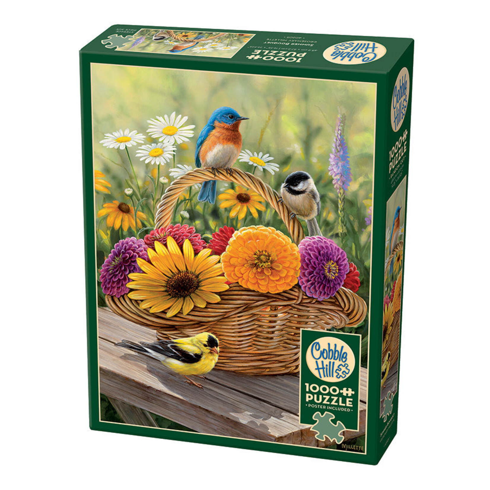 Cobble Hill Summer Bouquet (Flowers/Birds) (1000pc)