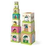 HABA On the Farm Cardboard Stacking & Nesting Cubes