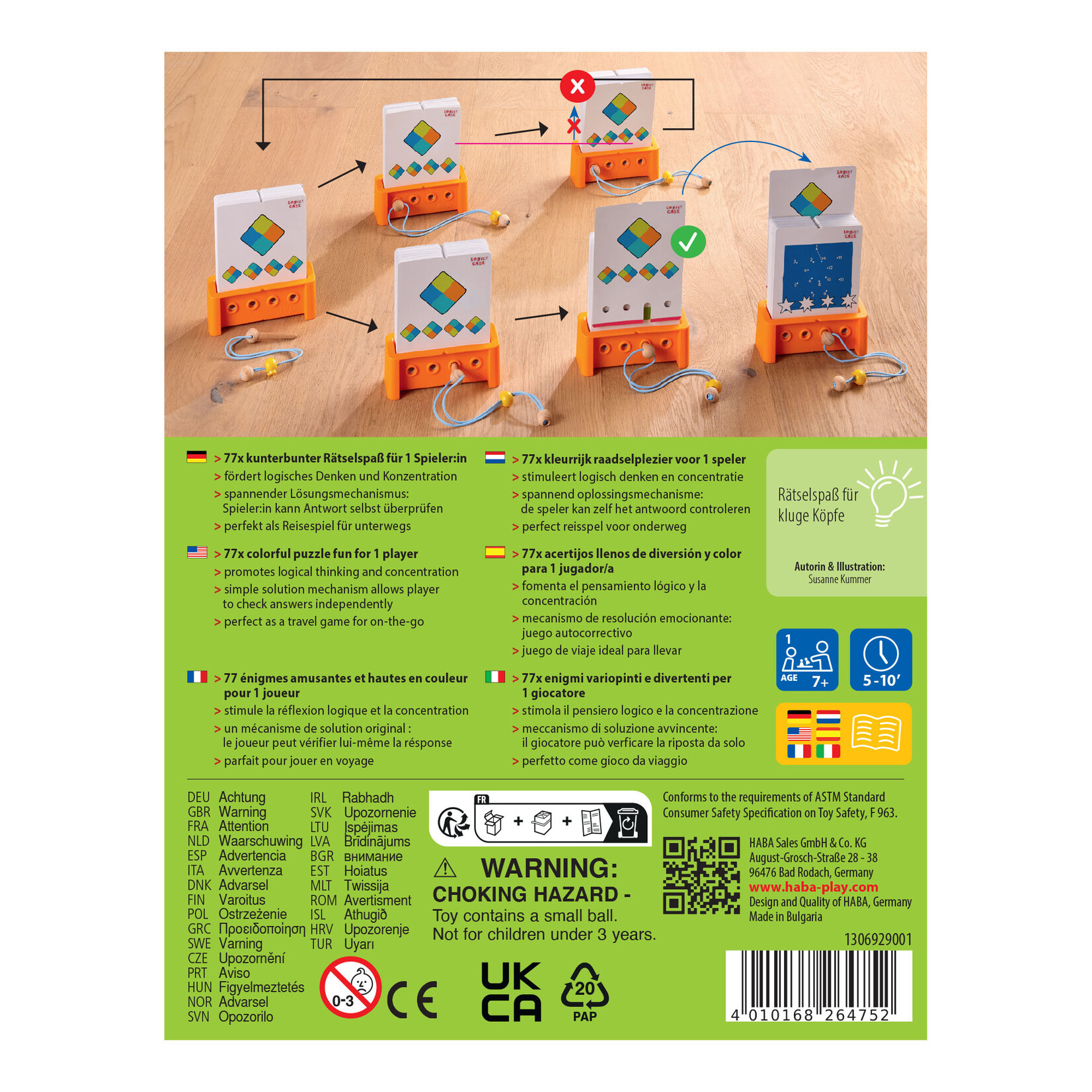 HABA Logic! CASE Extension Set 4+ Animals