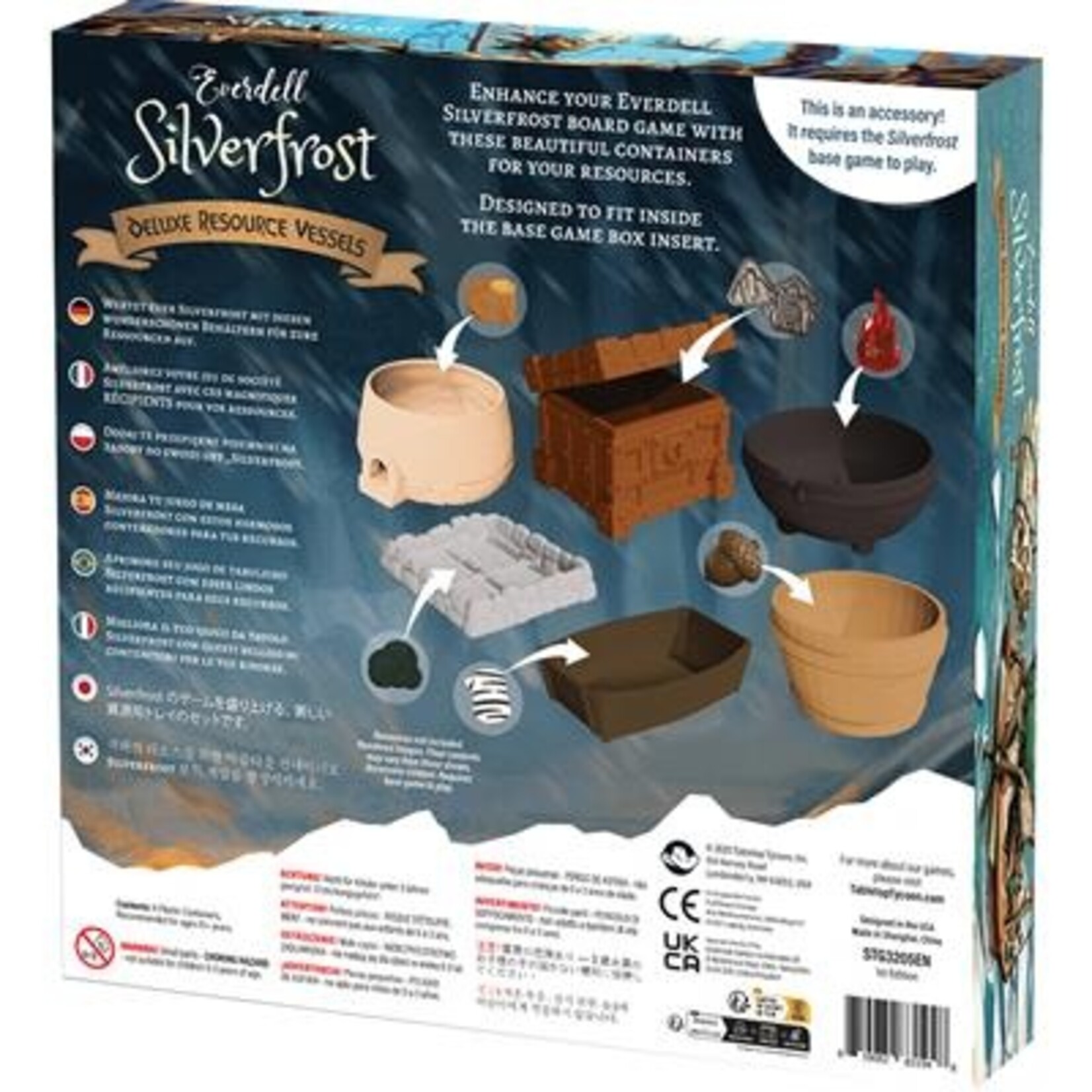 Tabletop Tycoon Everdell Silverfrost Deluxe Resource Vessels