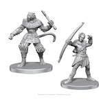 Wizkids Pathfinder Battles Deep Cuts Minis: Elf Hunter & Catfolk Bandit (W26)