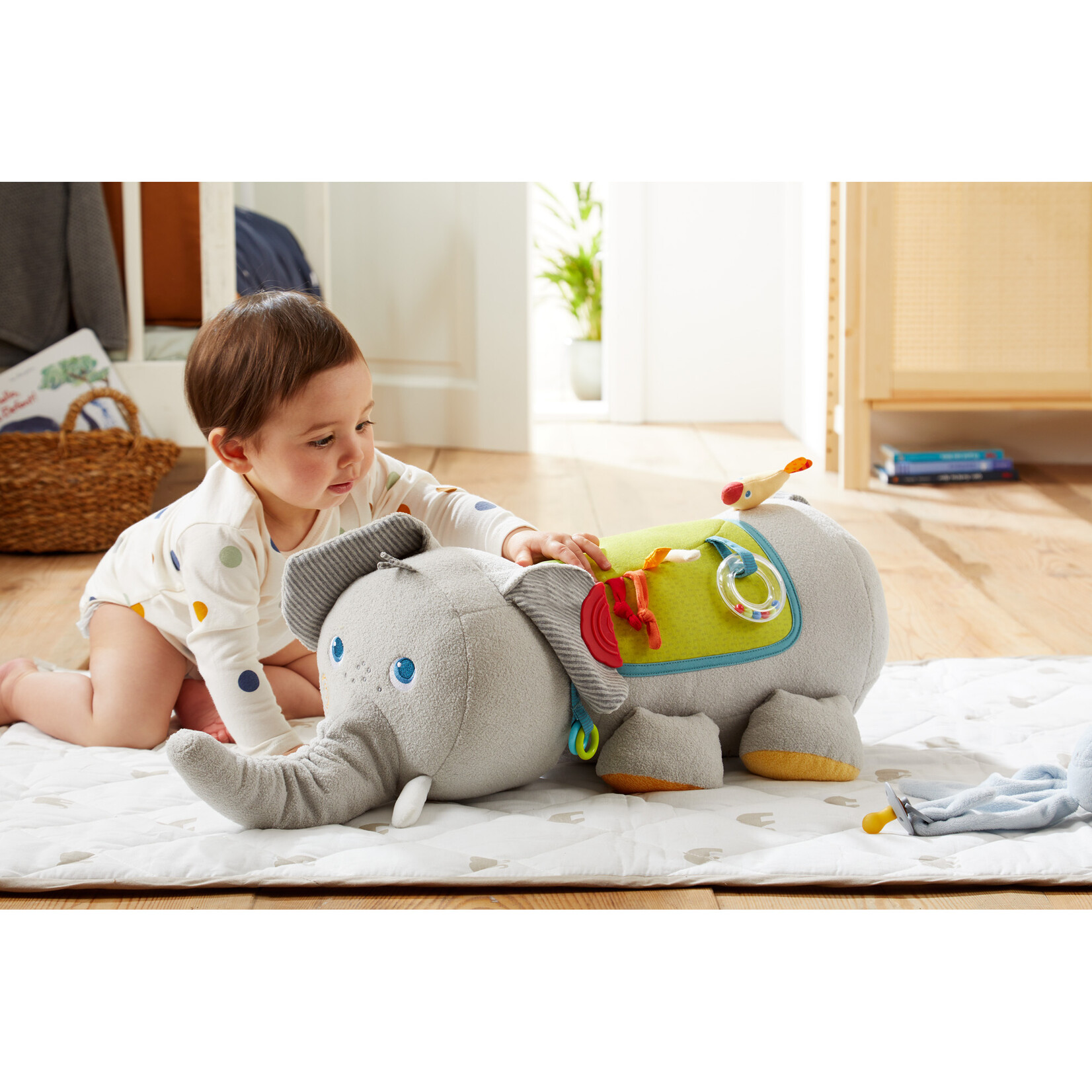 HABA Elephant Discovery Pillow