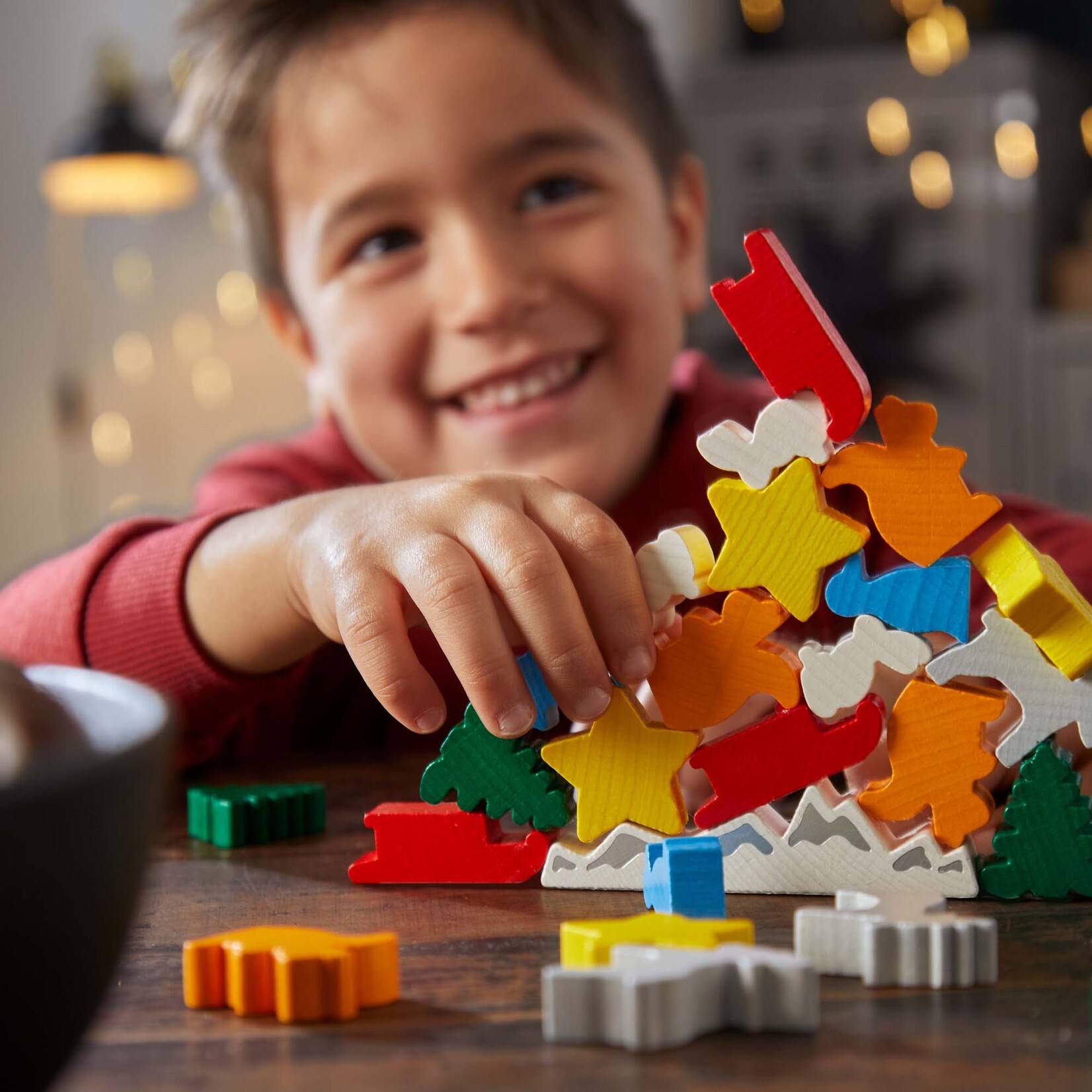 HABA Animal Upon Animal Christmas Stacking Game