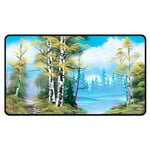 Ultra PRO Playmat: Stitched Edge: Bob Ross: Lakeside Path