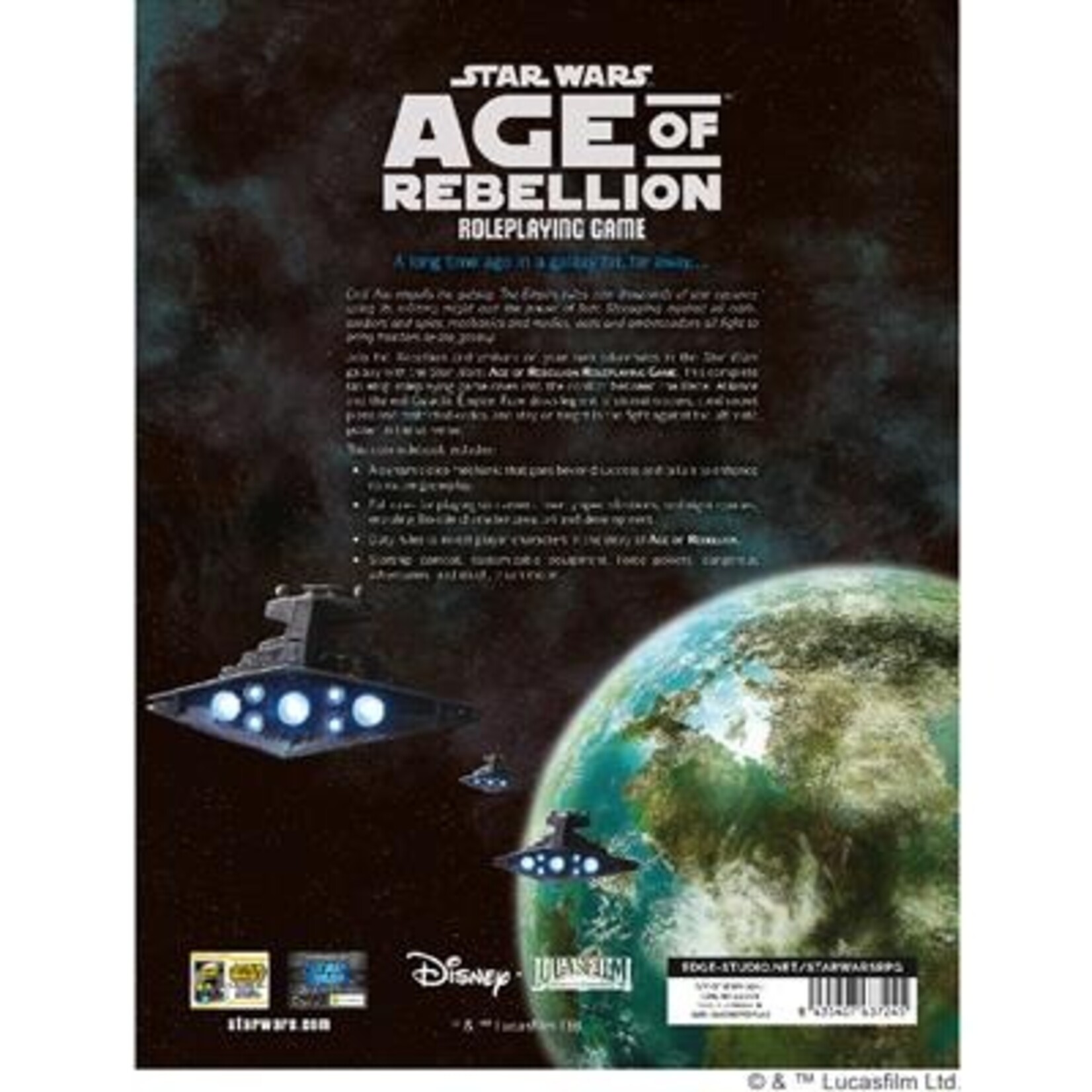 Fantasy Flight Games Star Wars RPG: Age of Rebellion: Core Rulebook