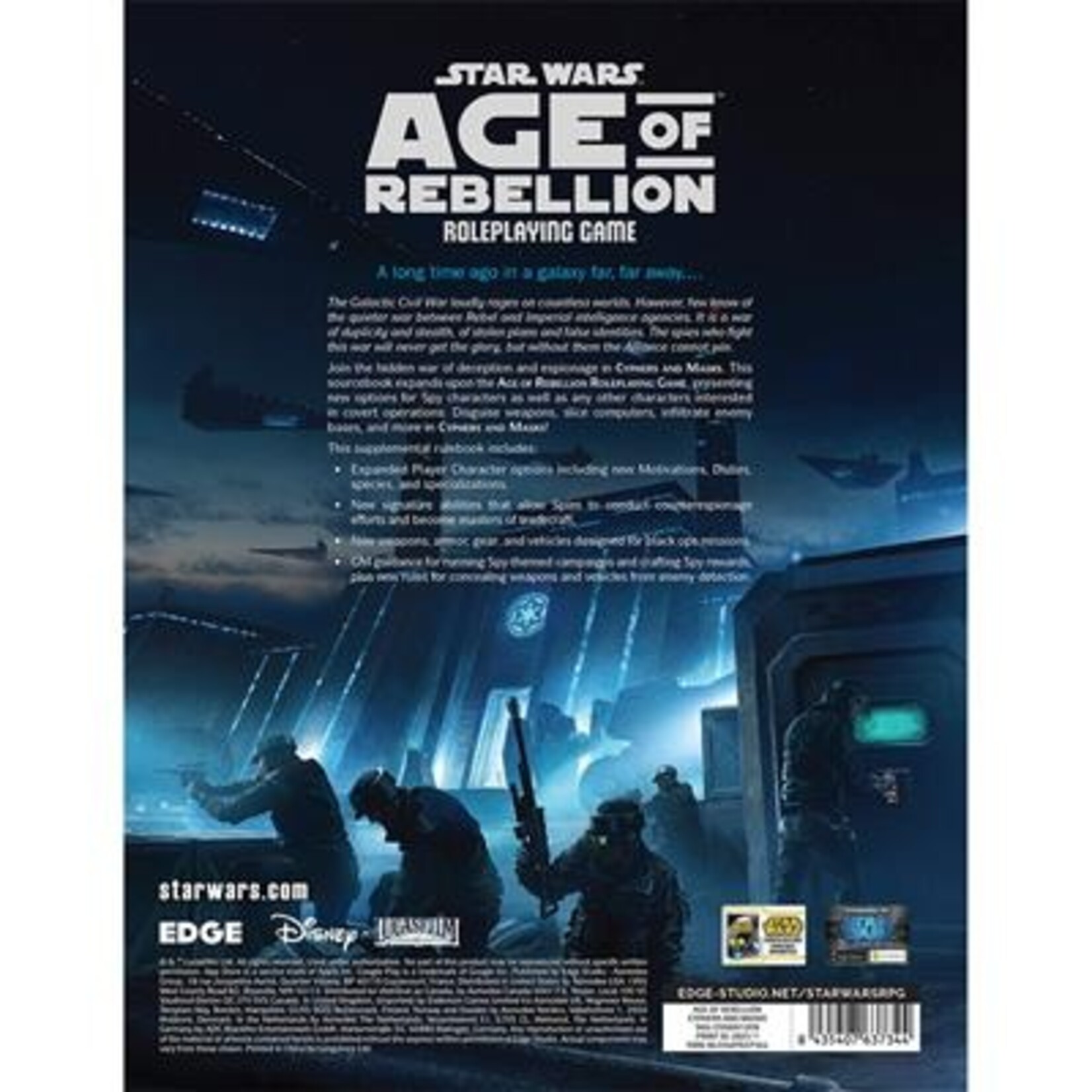 Fantasy Flight Games Star Wars RPG: Age of Rebellion: Cypher and Masks