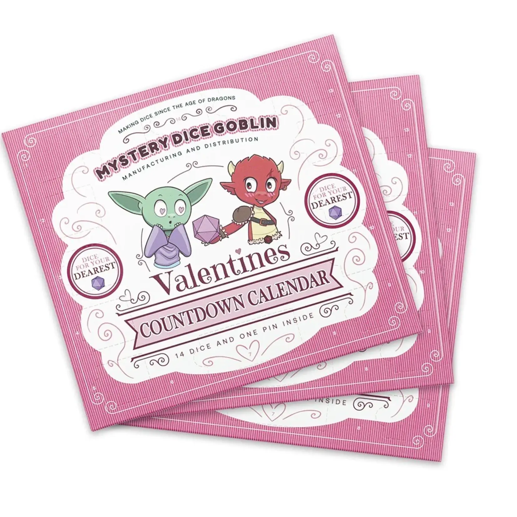 Mystery Dice Goblin Valentines Countdown Calendar