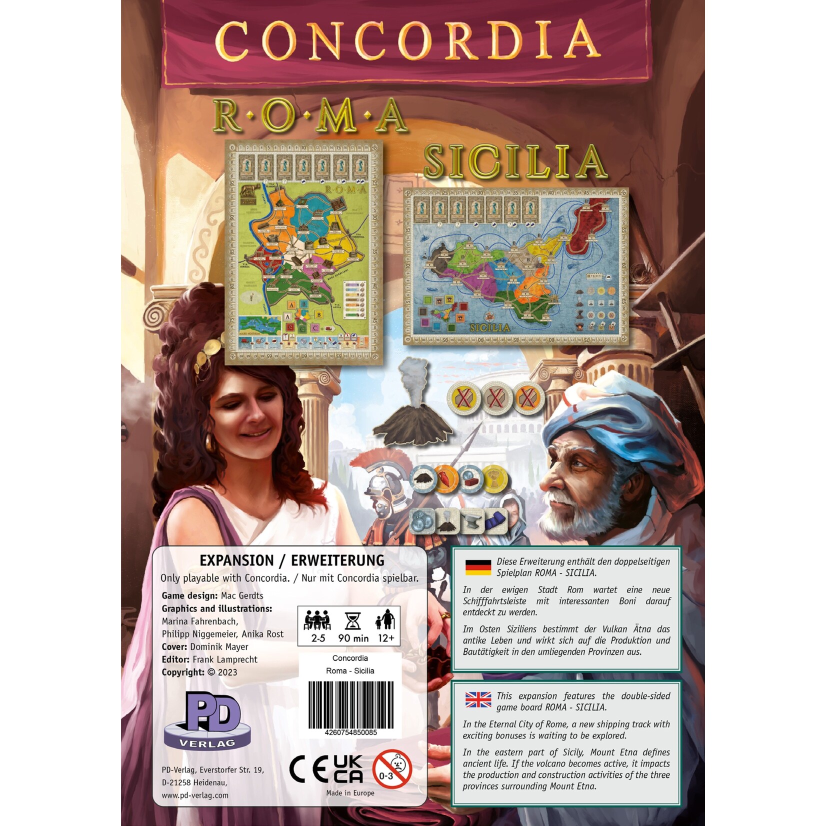 Rio Grande Games Concordia: Roma / Sicilia Expansion