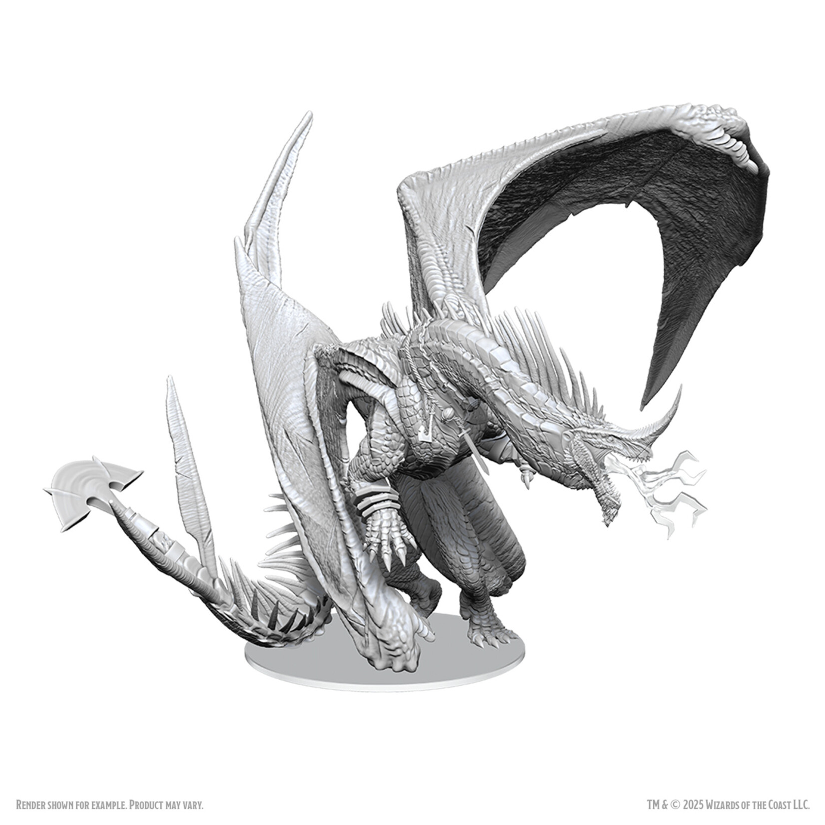 Wizkids D&D Minis: (UPM) Anthradusk, Ancient Blue Dragon