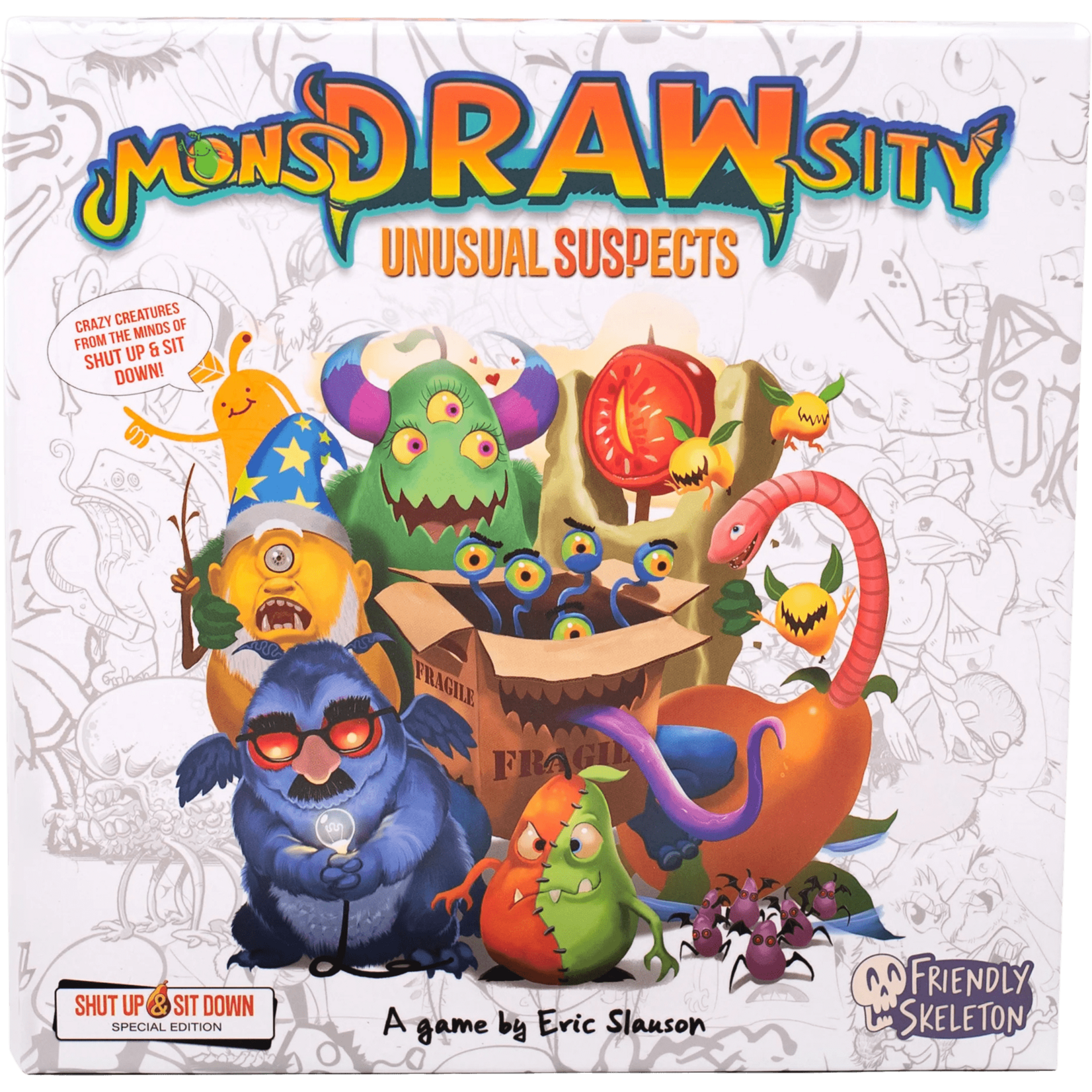 Friendly Skeleton MonsDRAWsity: Unusual Suspects