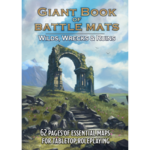 Loke Battle Mats Battle Mat: Giant Book of Battle Mats- Wilds, Wrecks & Ruins