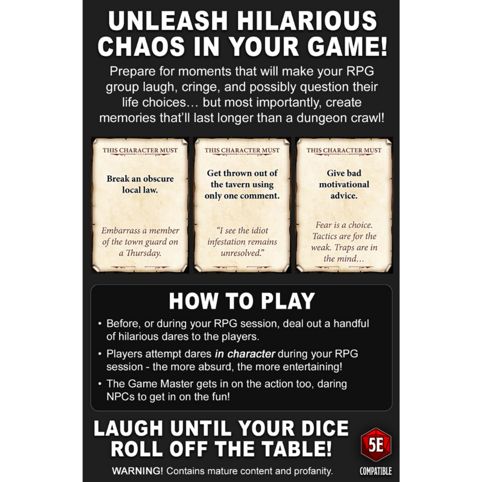 Loke Battle Mats Dumb Dares & Silly Side Quests