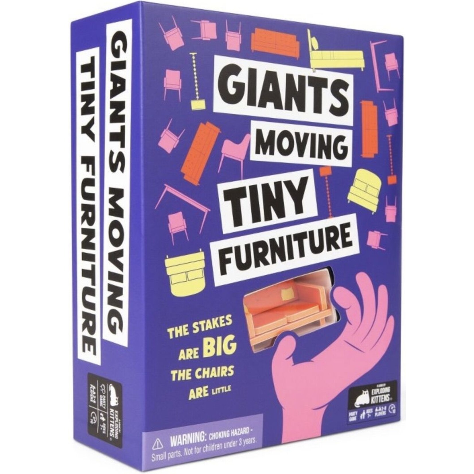 Exploding Kittens GIANTS MOVING TINY FURNITURE