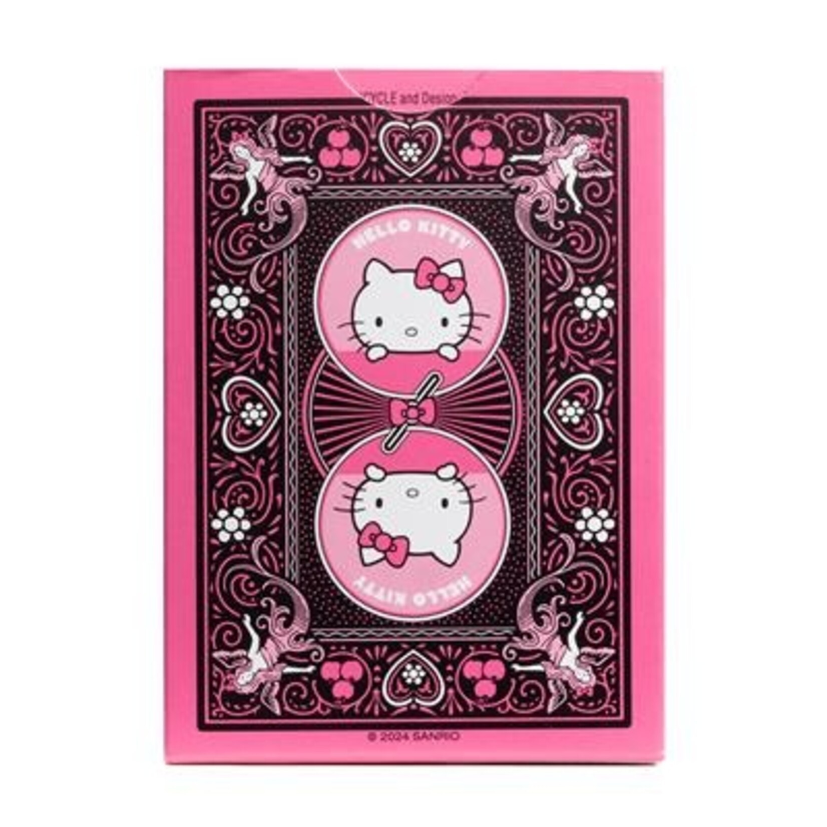 U.S. Playing Card Co. Bicycle Hello Kitty Black & Pink