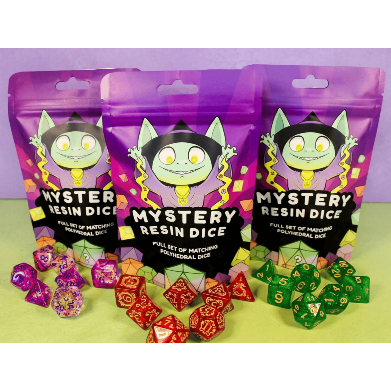 Mystery Dice Goblin Halloween Spooky Mystery Bag