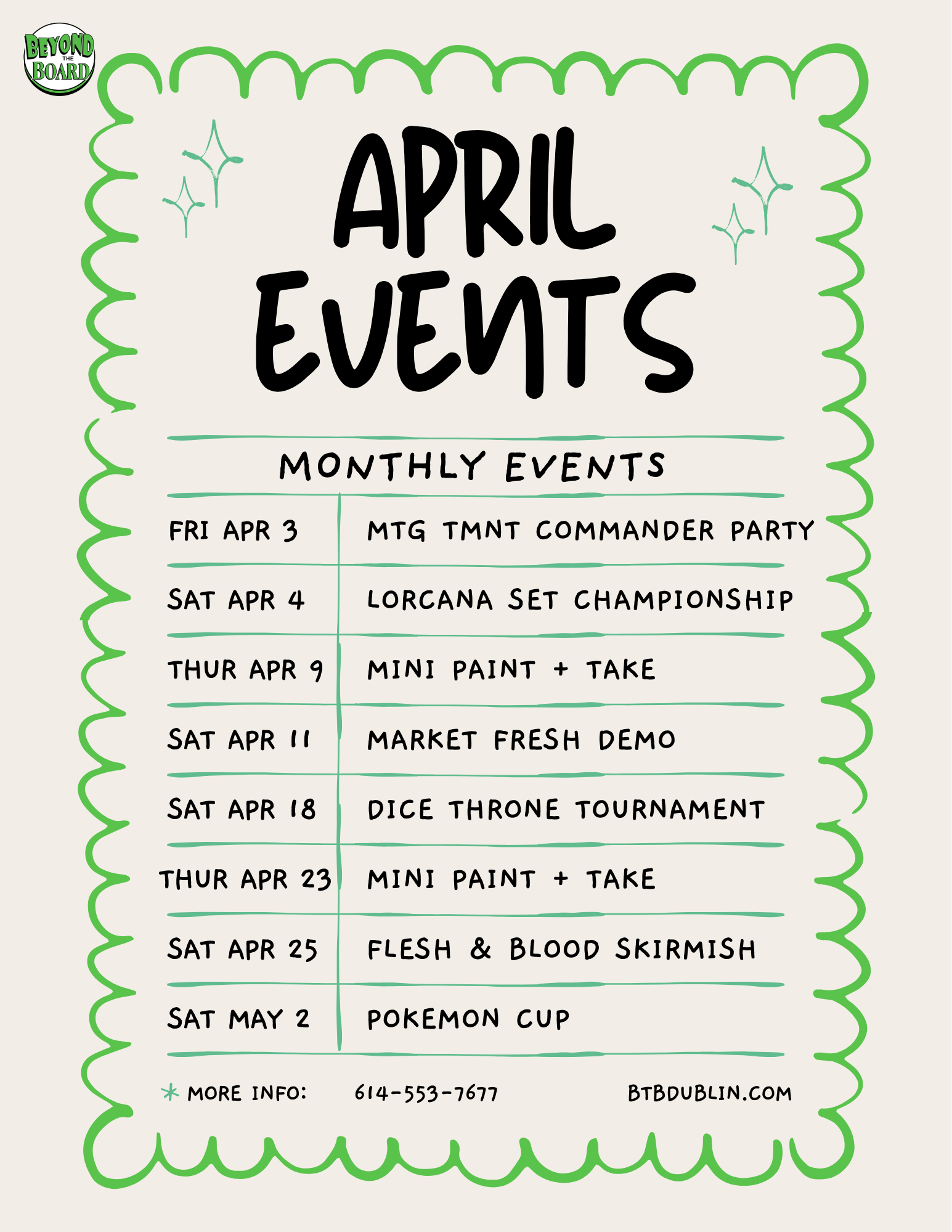 April Events