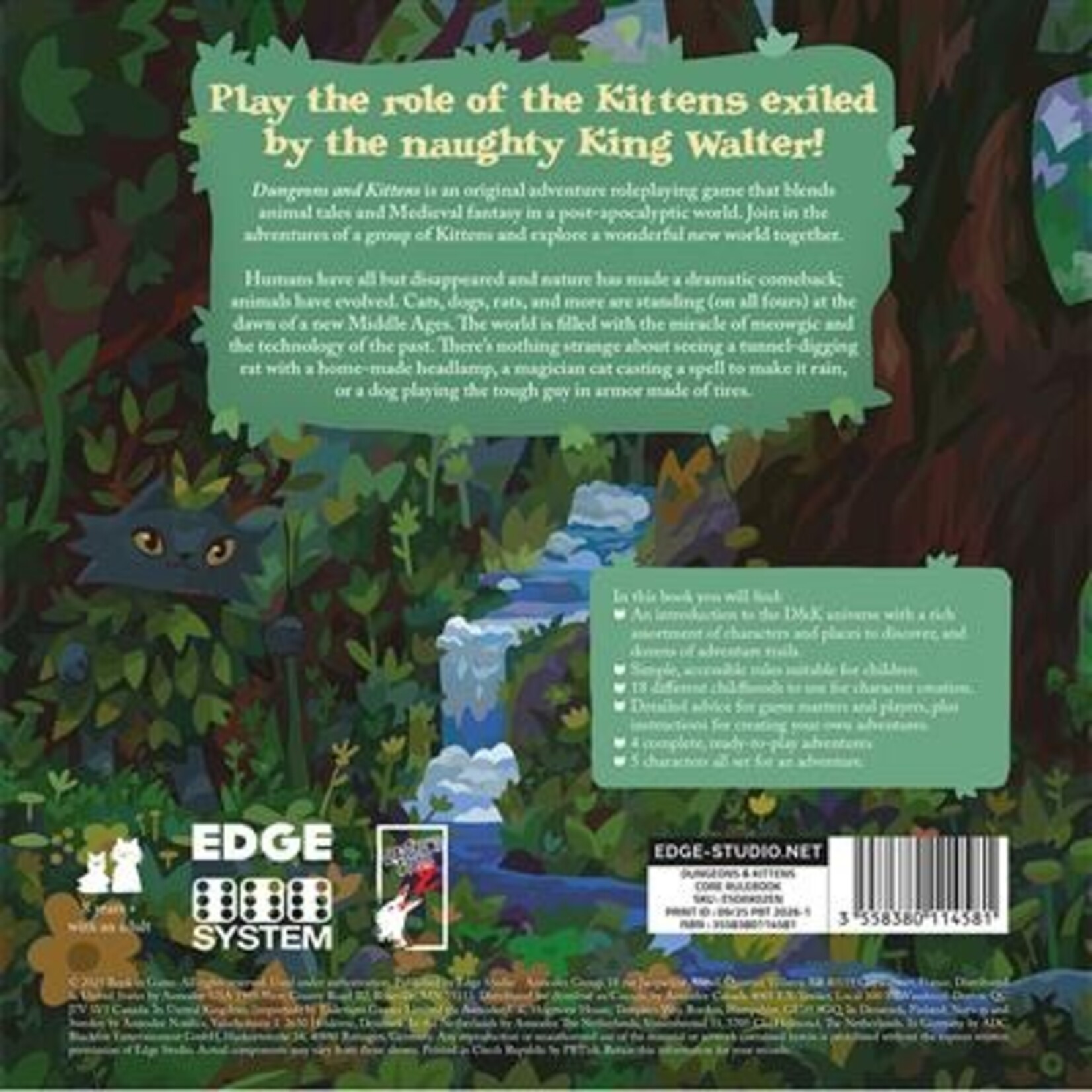 Edge Dungeons and Kittens RPG Core Rulebook