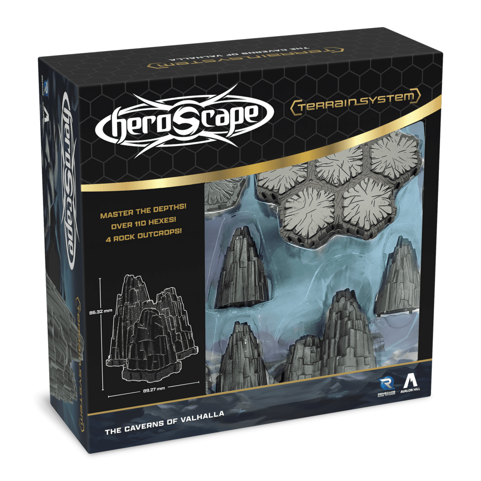 Renegade Games Heroscape: The Caverns of Valhalla Terrain Expansion