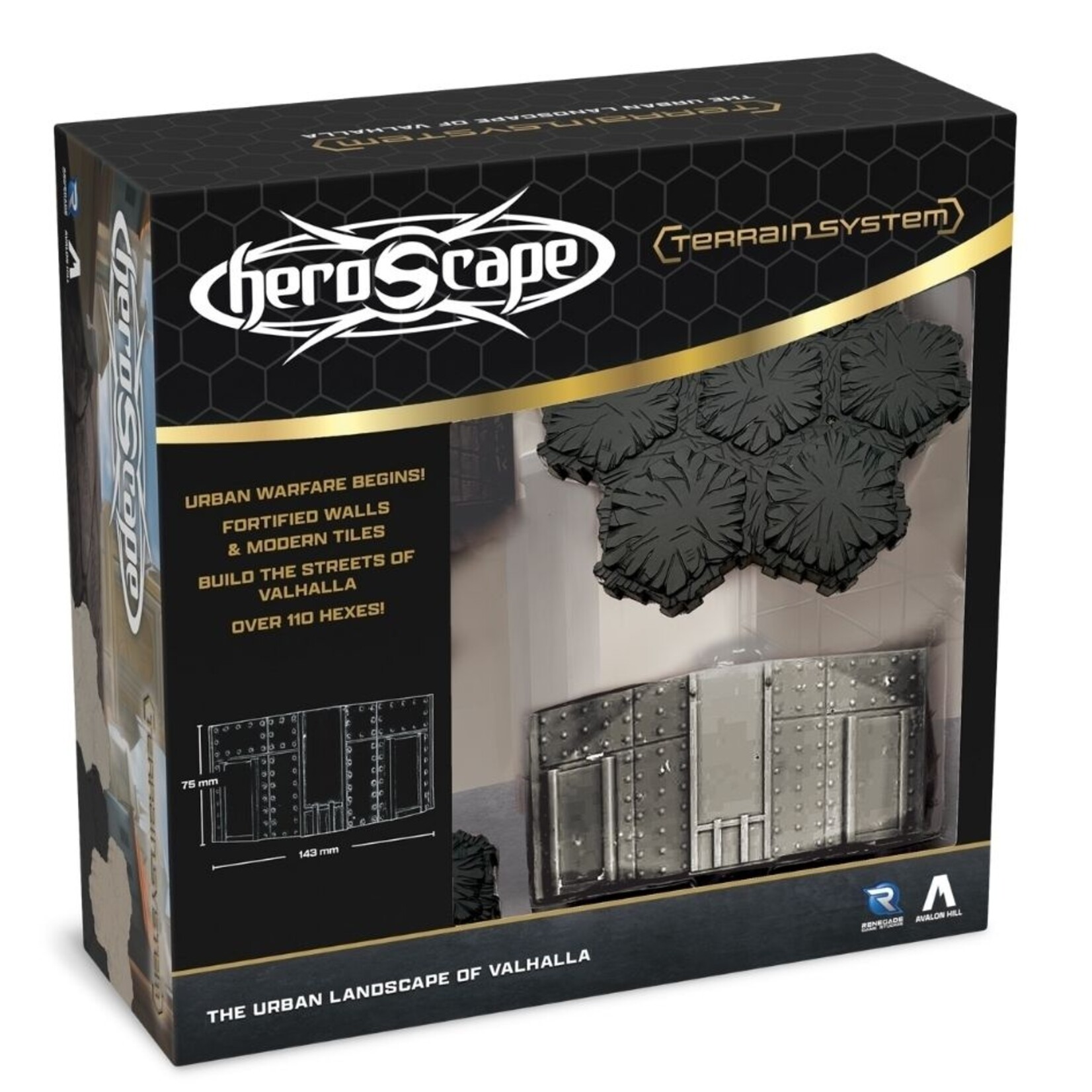 Renegade Games Heroscape: The Urban Landscape of Valhalla Terrain Expansion
