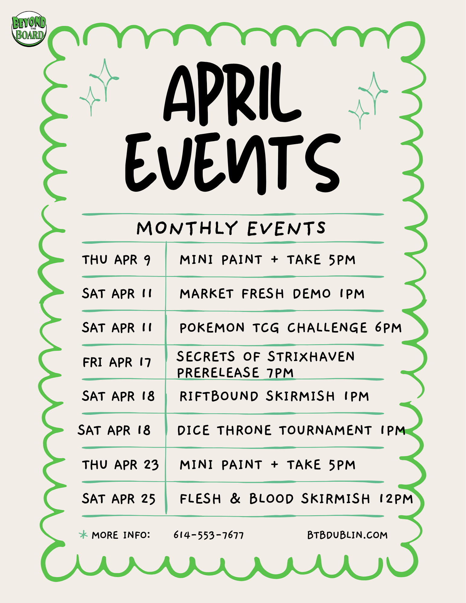 April Events