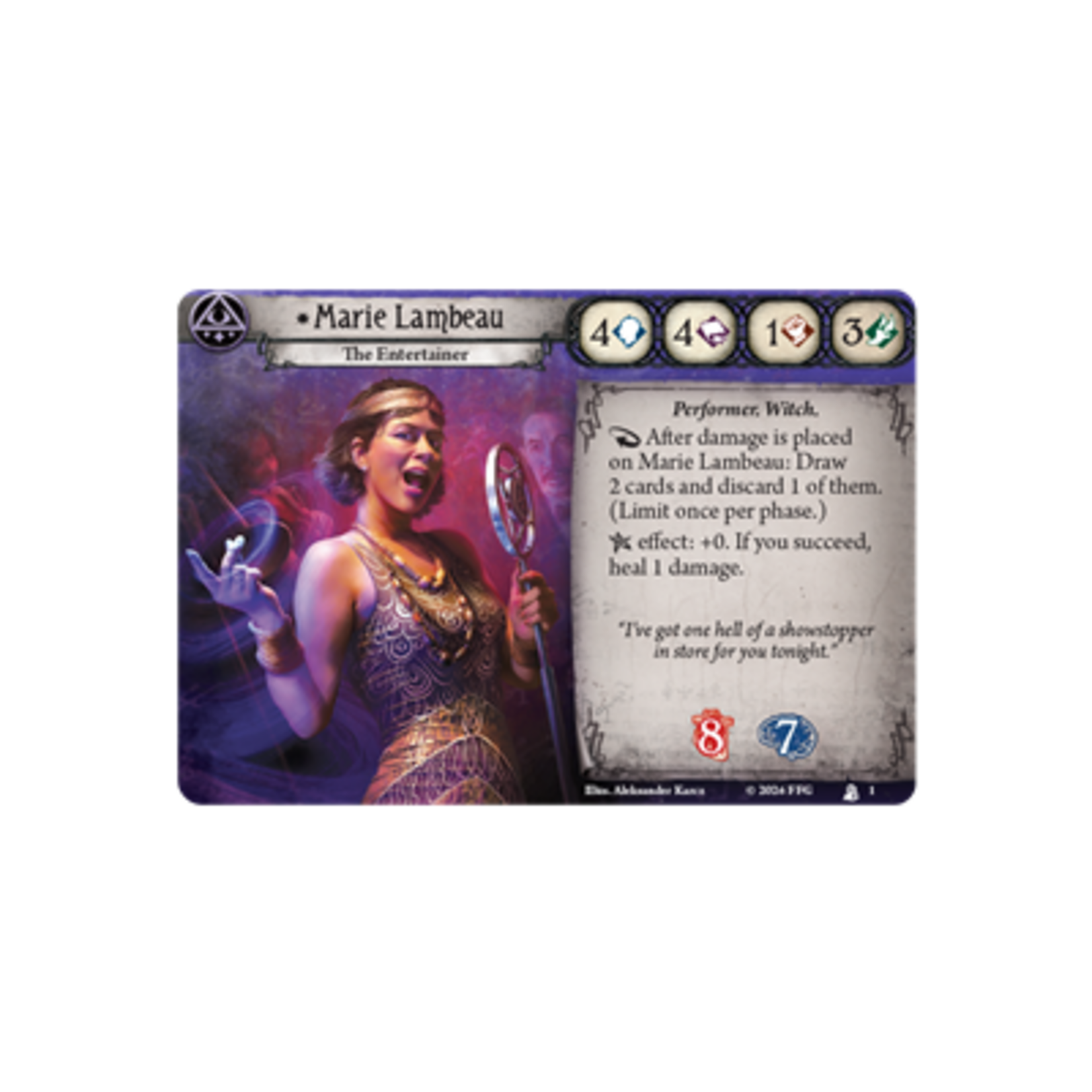 Fantasy Flight Games Arkham Horror: The Card Game - Marie Lambeau Investigator Deck