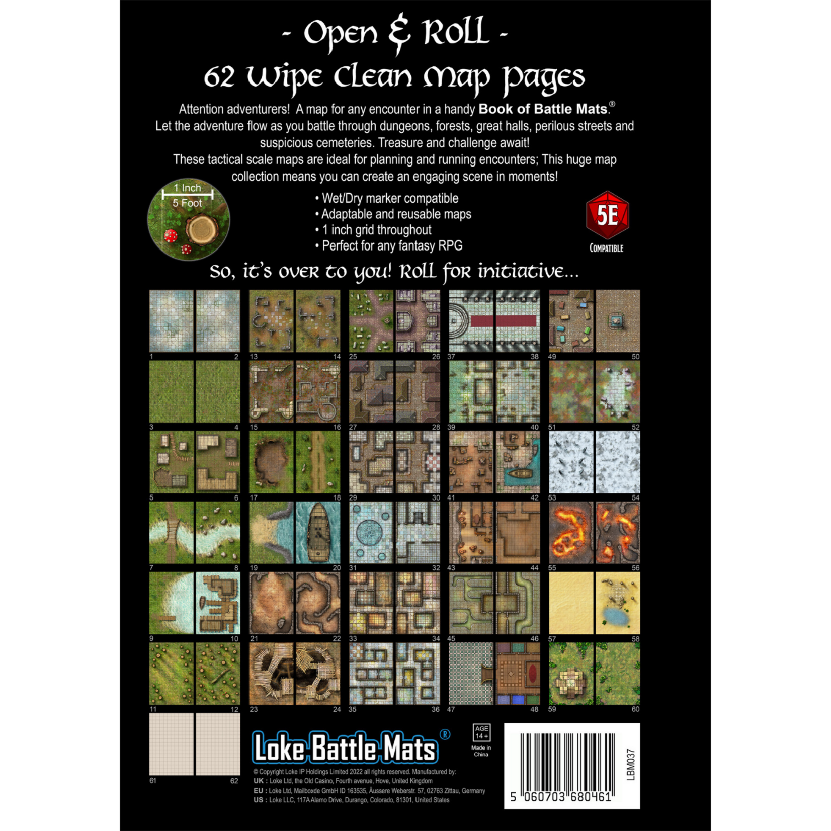 Loke Battle Mats Giant Book of Battle Mats (Revised)
