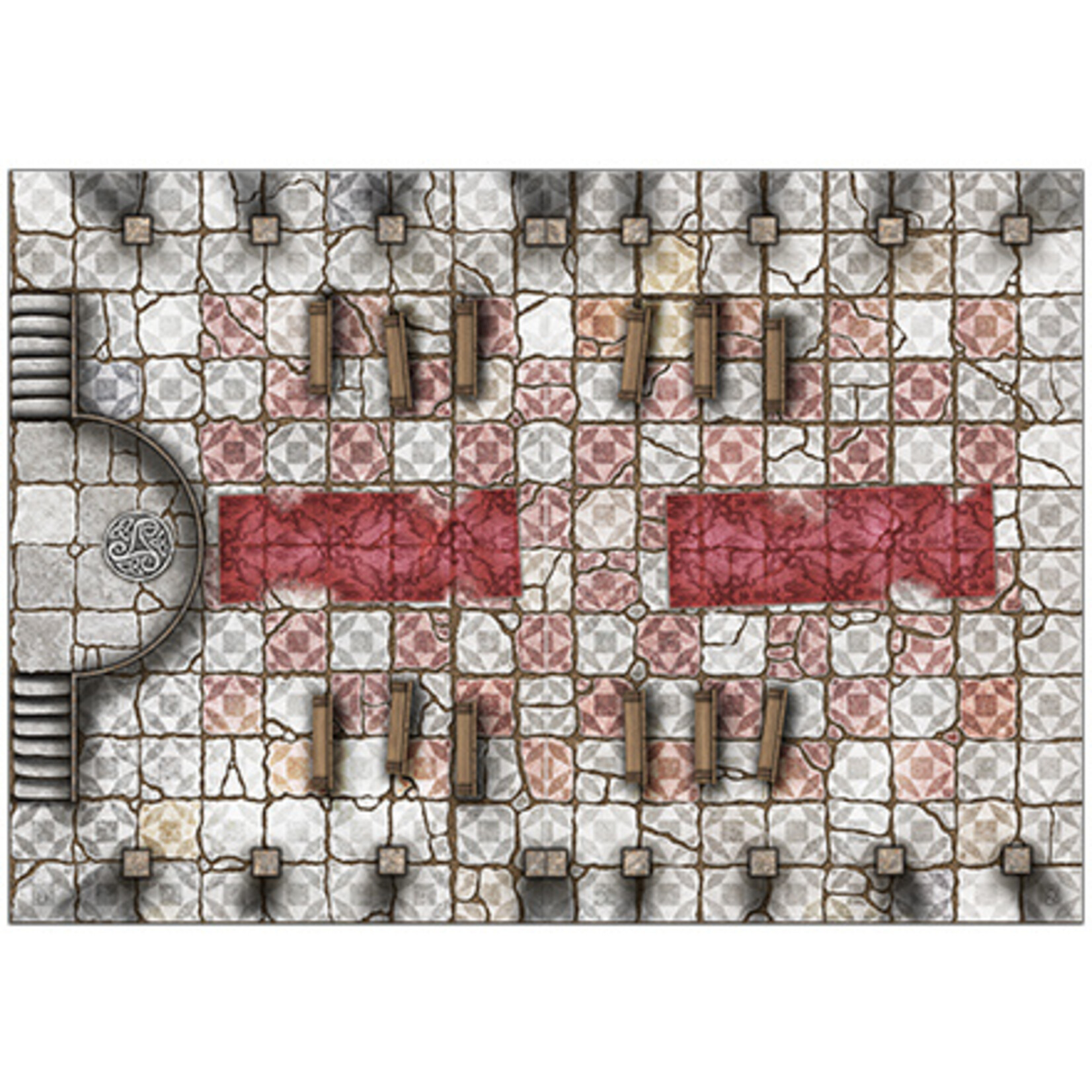 Loke Battle Mats Battle Mat: Big Book of Battle Mats- Cells & Shrines