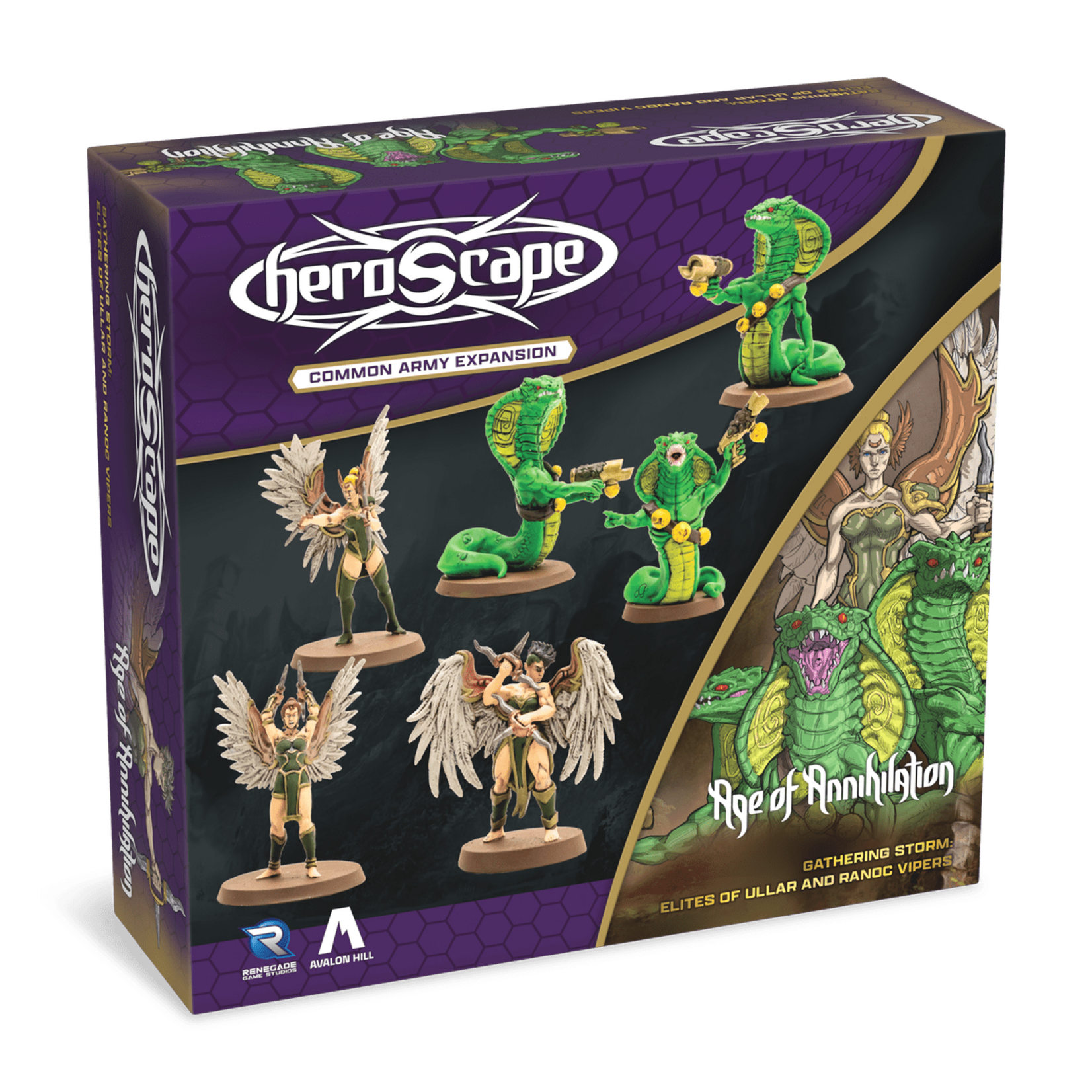 Renegade Games Heroscape: Elites of Ullar and Ranoc Vipers Army Expansion