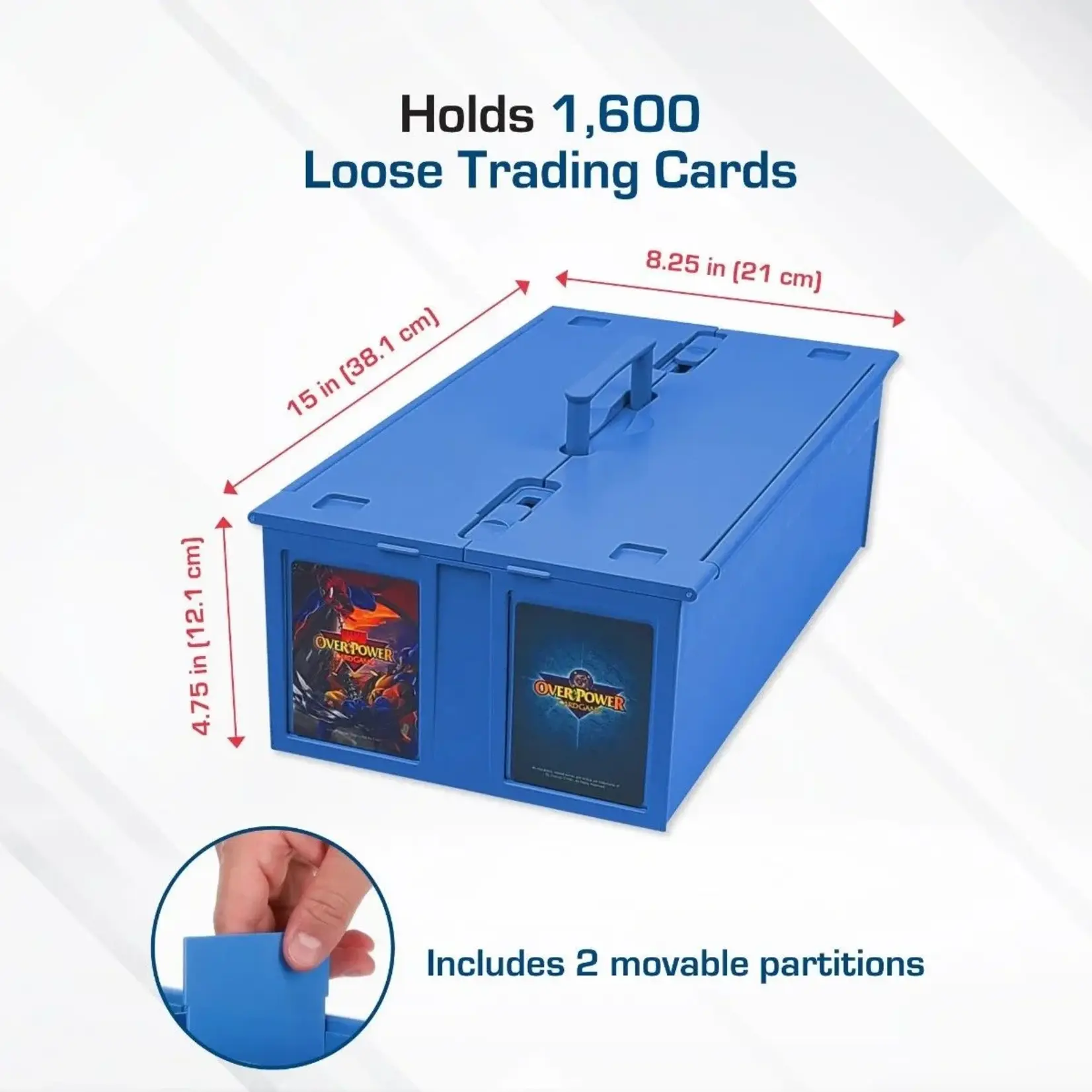 BCW Diversified Collectible Card Bin - 1600 - Blue