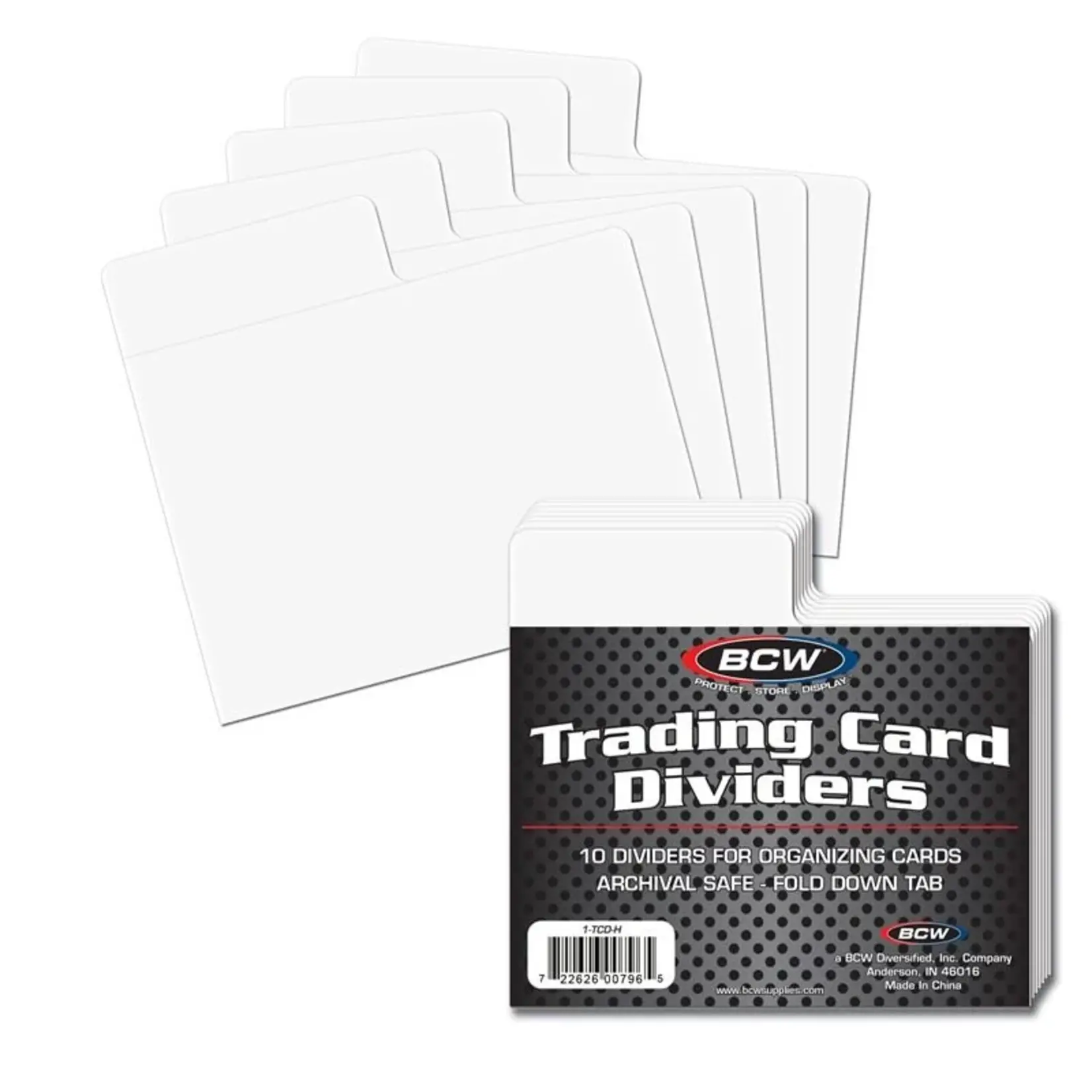 BCW Diversified Trading Card Dividers - Horizontal