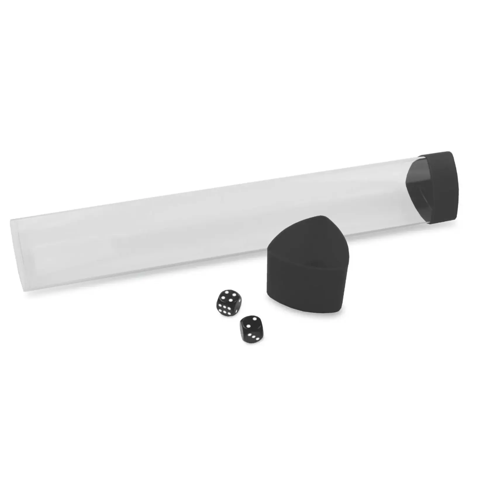 BCW Diversified Playmat Tube with Dice Cap - Black