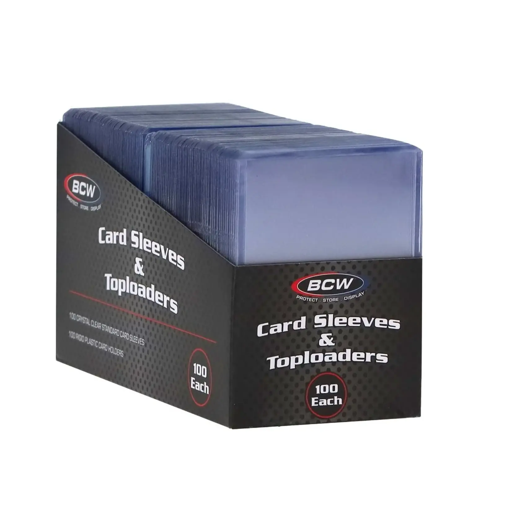 BCW Diversified 100 Count Card Sleeve and Toploader Combo Pack