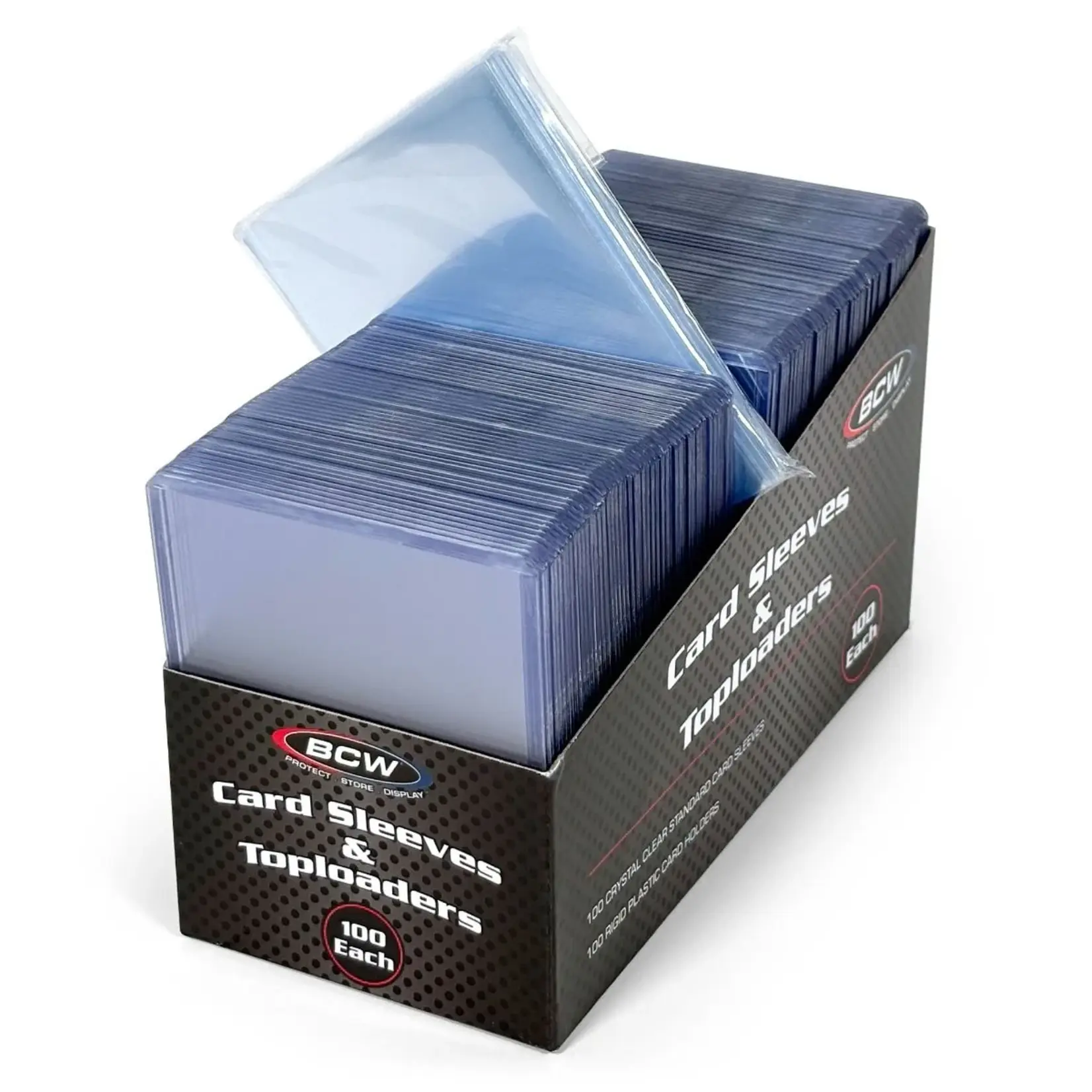 BCW Diversified 100 Count Card Sleeve and Toploader Combo Pack