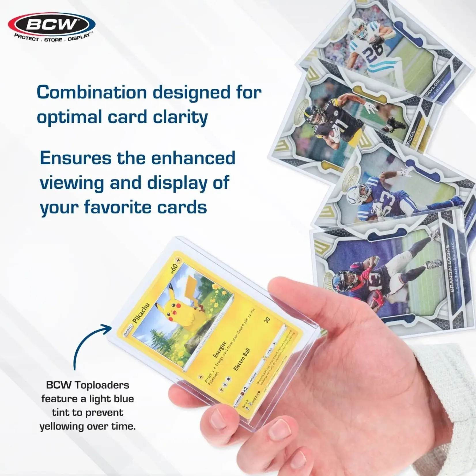 BCW Diversified 100 Count Card Sleeve and Toploader Combo Pack