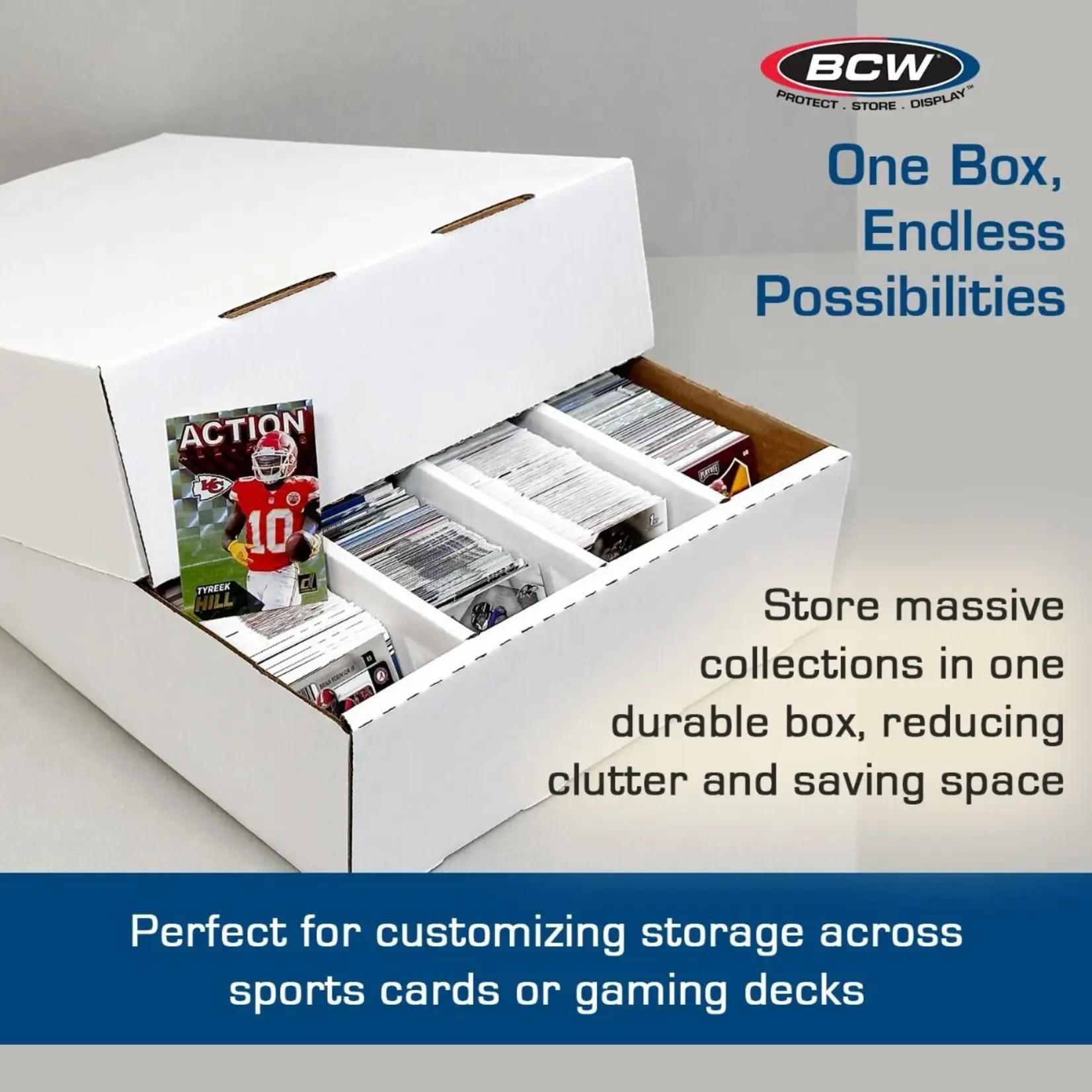 BCW Diversified 3200 Count Storage Box (Full Lid)