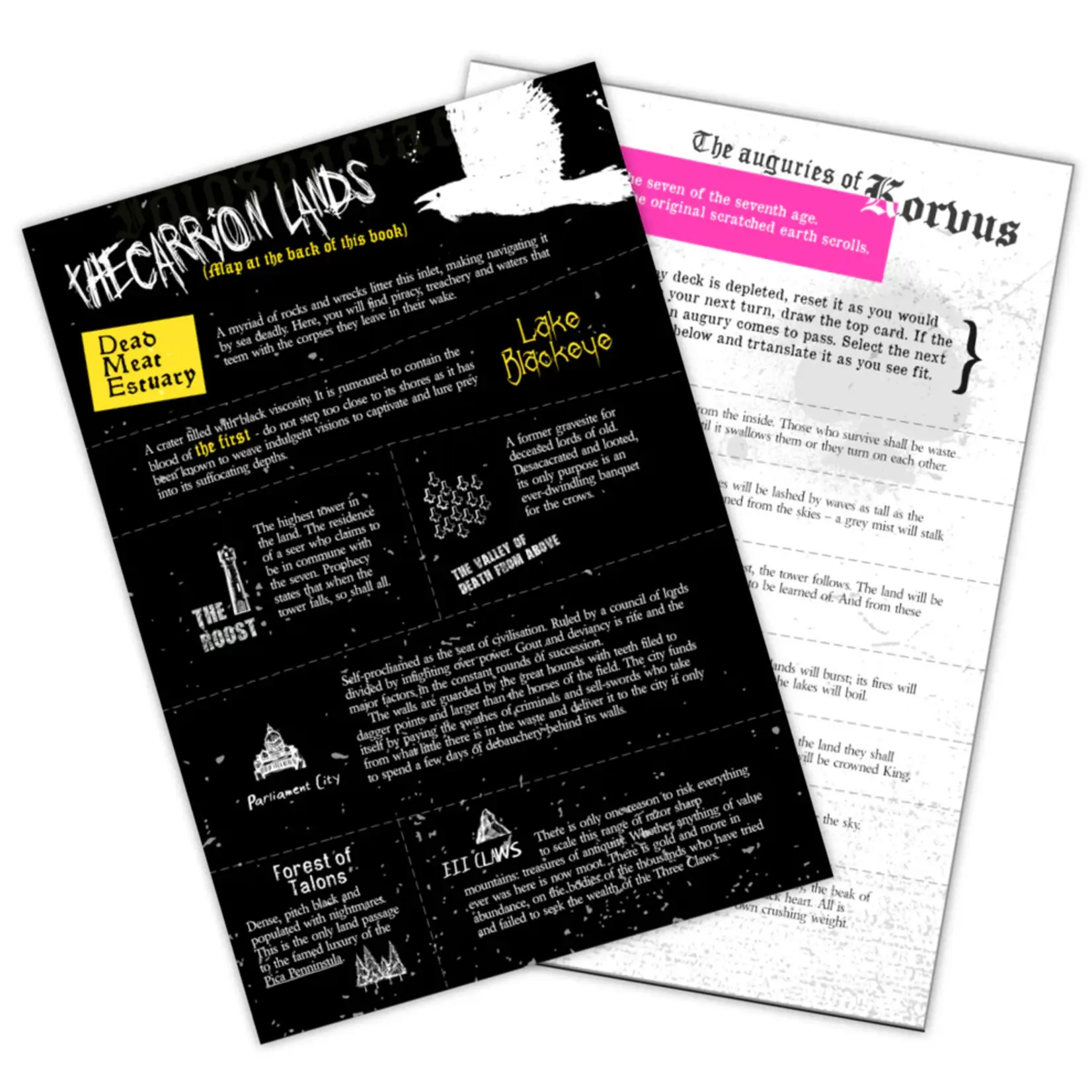 Critical Kit Korvus- a Mörk Borg inspired expansion for Be Like A Crow