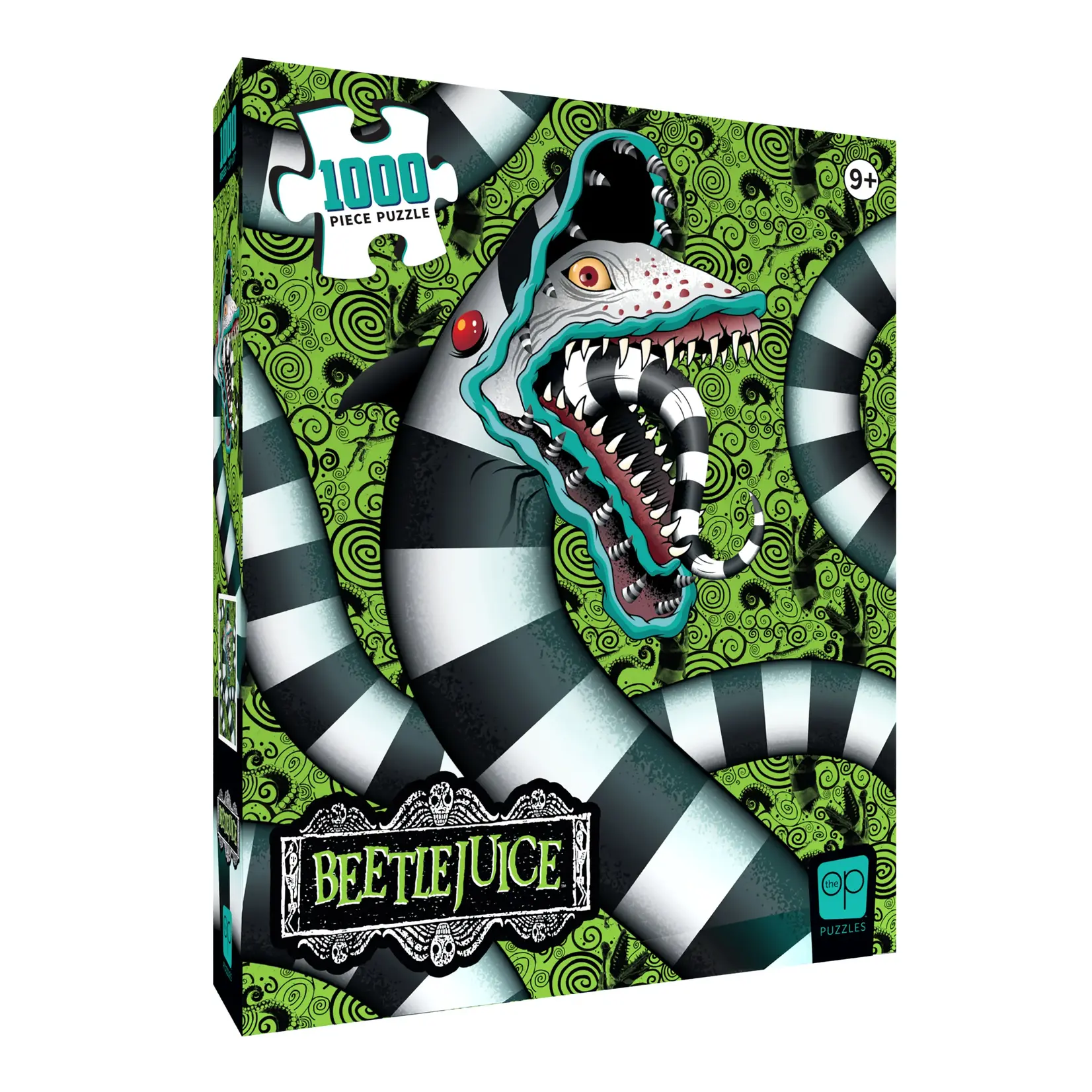 The Op Games (USAOPOLY) Beetlejuice "Sandworm!" 1,000 Piece Puzzle