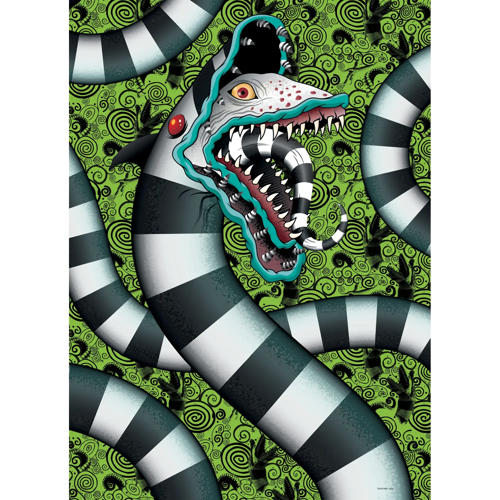 The Op Games (USAOPOLY) Beetlejuice "Sandworm!" 1,000 Piece Puzzle
