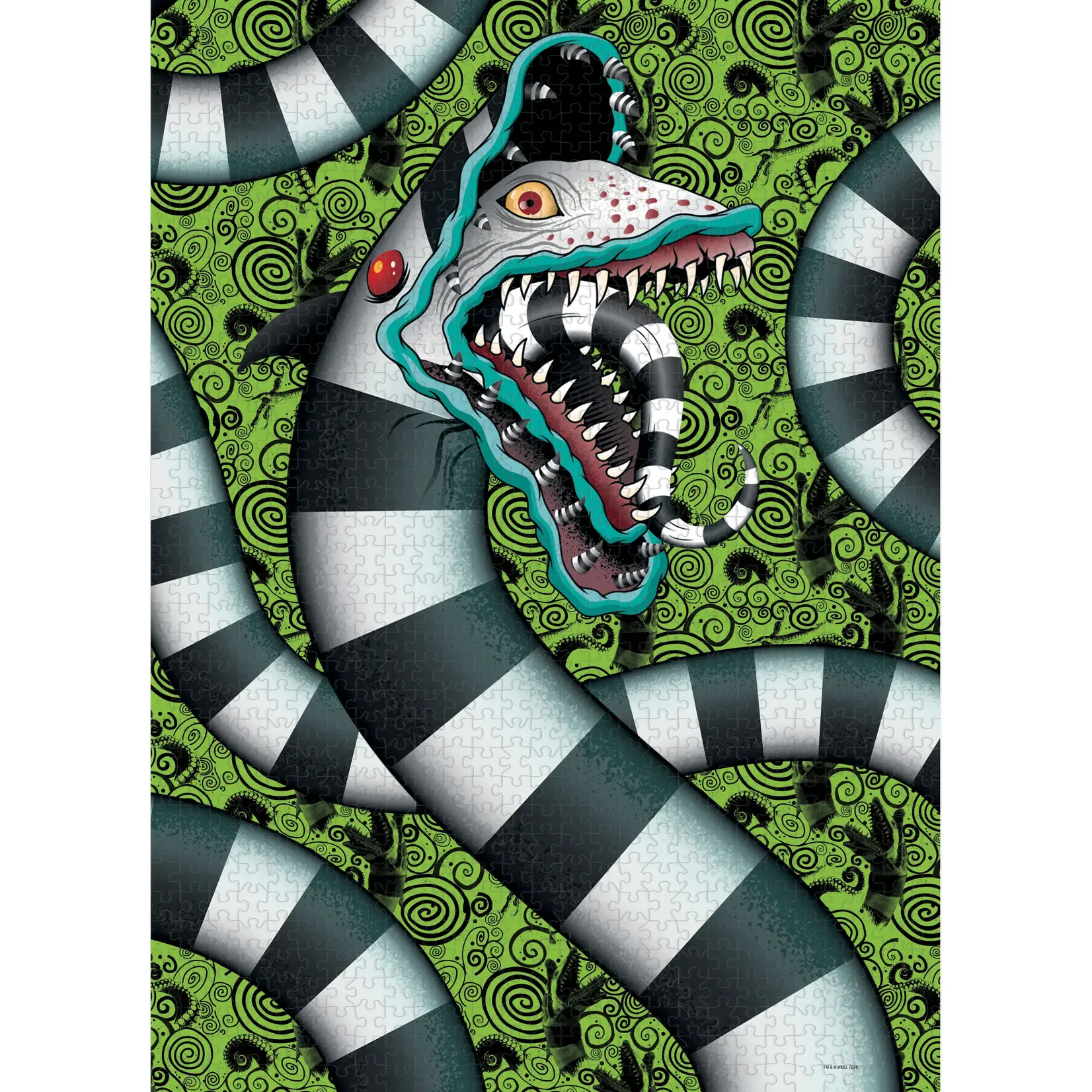 The Op Games (USAOPOLY) Beetlejuice "Sandworm!" 1,000 Piece Puzzle