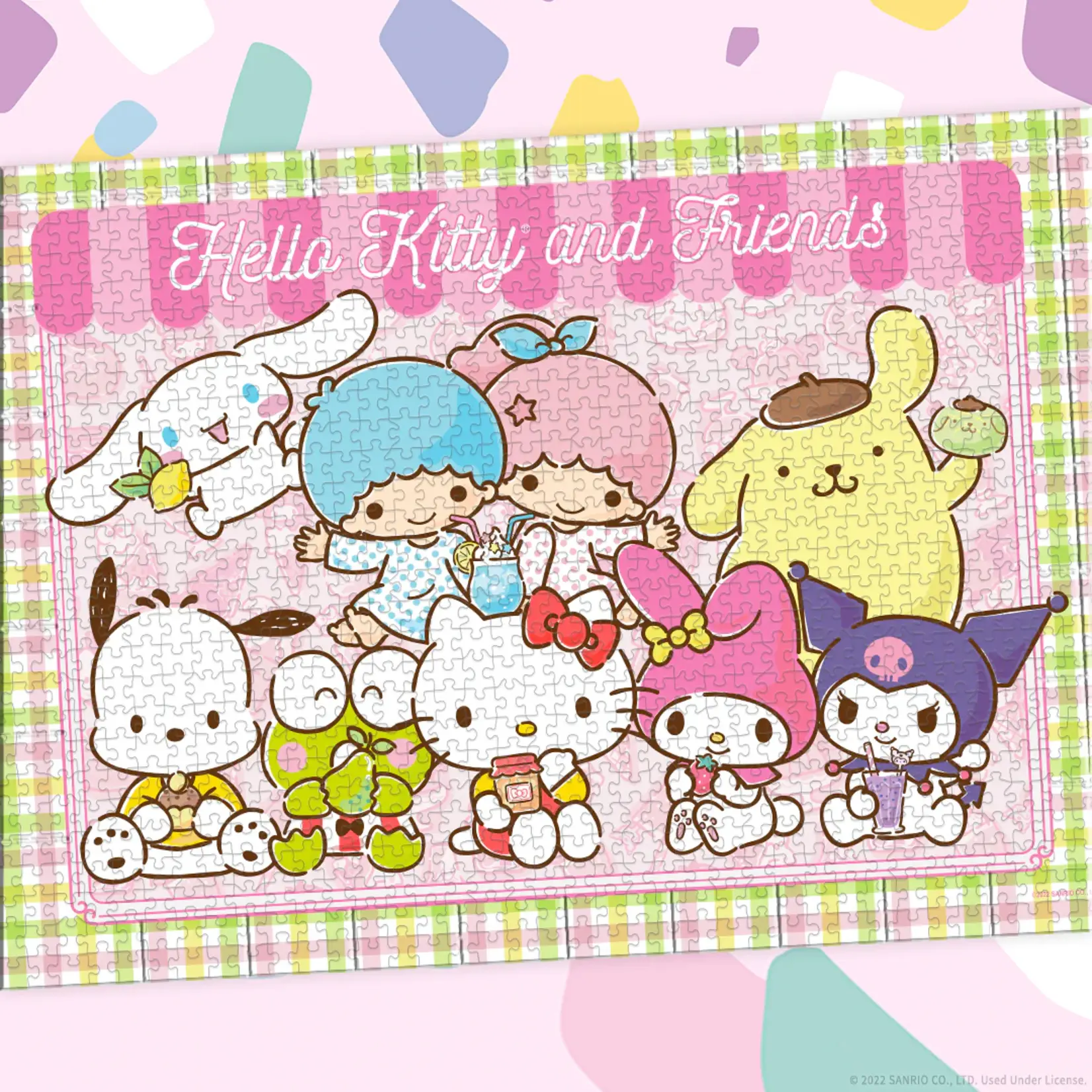The Op Games (USAOPOLY) Hello Kitty and Friends - My Favorite Flavor - 1000 Piece Puzzle