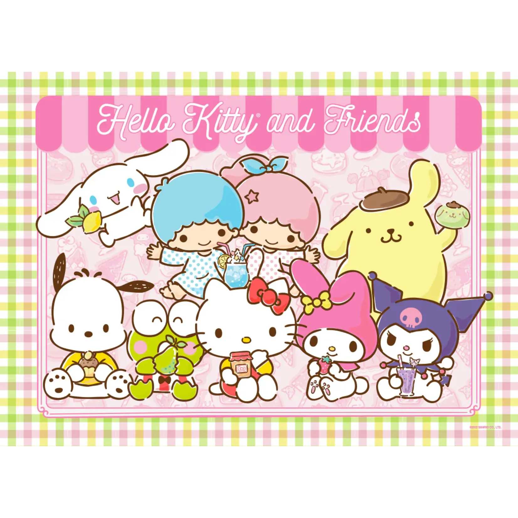 The Op Games (USAOPOLY) Hello Kitty and Friends - My Favorite Flavor - 1000 Piece Puzzle