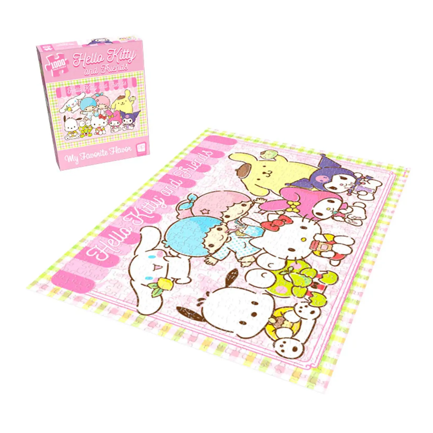 The Op Games (USAOPOLY) Hello Kitty and Friends - My Favorite Flavor - 1000 Piece Puzzle