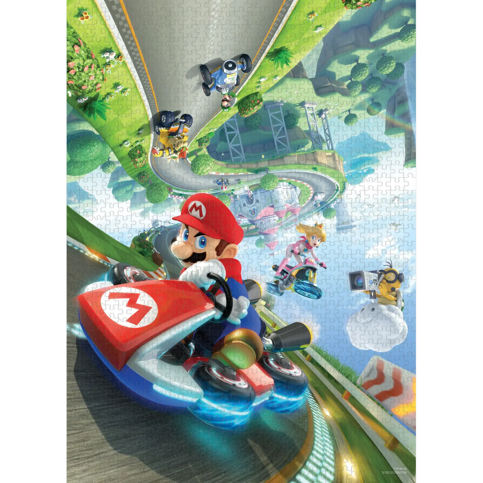 The Op Games (USAOPOLY) Mario Kart - Anti-Gravity - 1000 Piece Puzzle