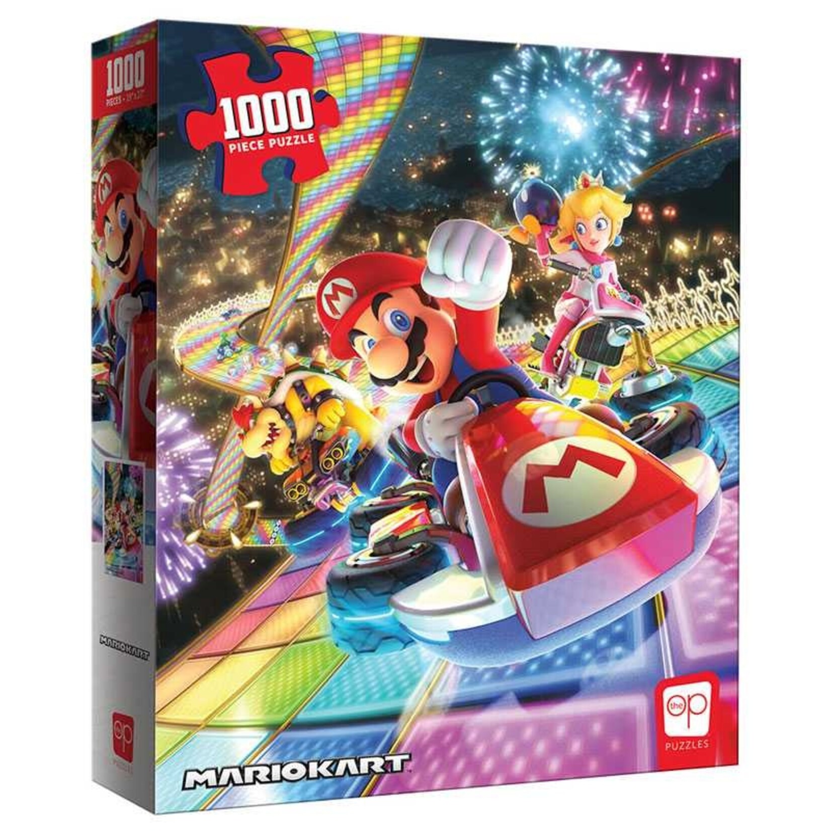 The Op Games (USAOPOLY) Mario Kart - Rainbow Road - 1000 Piece Puzzle