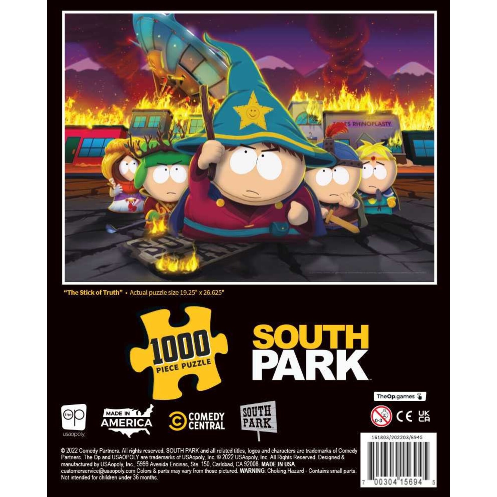 The Op Games (USAOPOLY) South Park - The Stick of Truth - 1000 Piece Puzzle