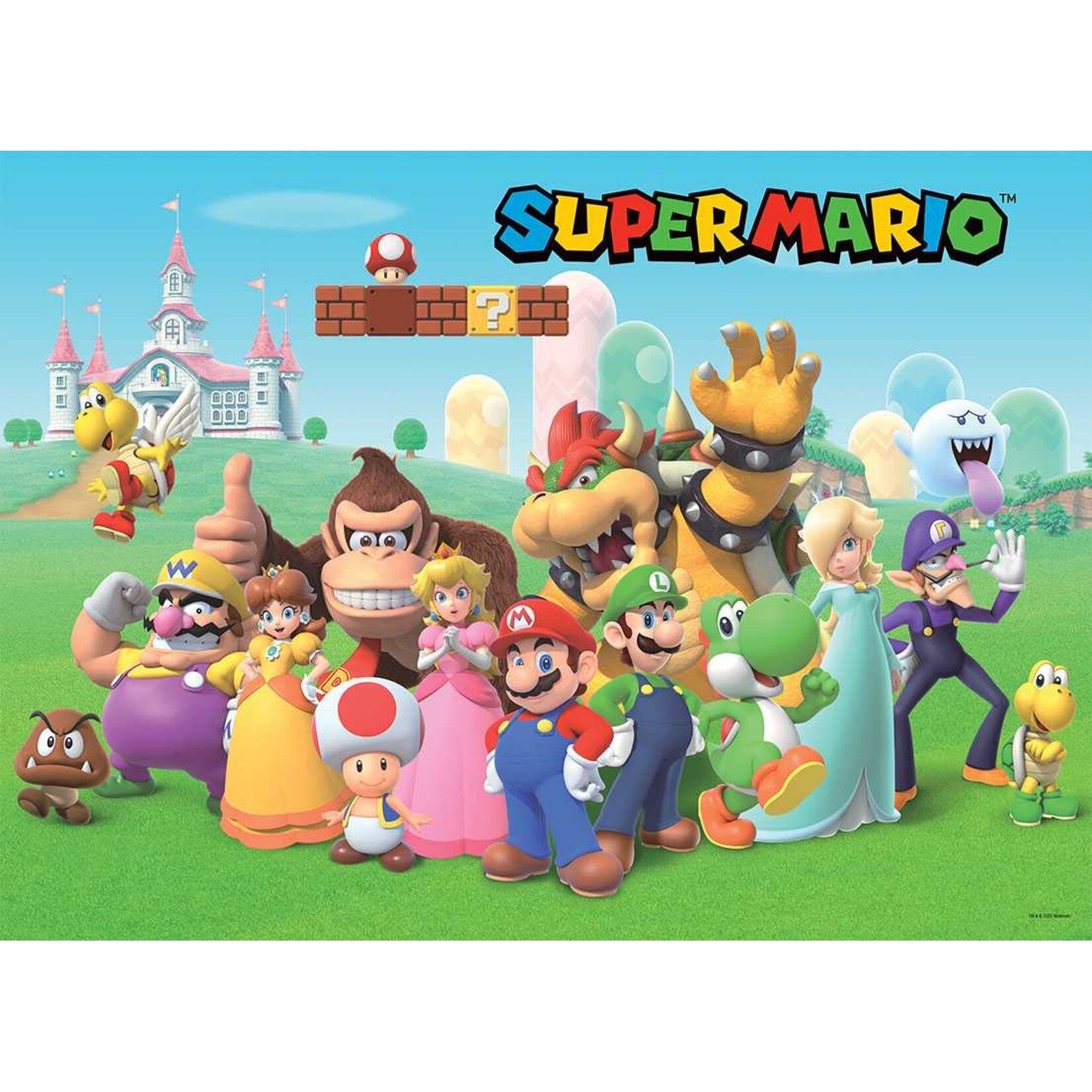 The Op Games (USAOPOLY) Super Mario - Mushroom Kingdom - 1000 Piece Puzzle