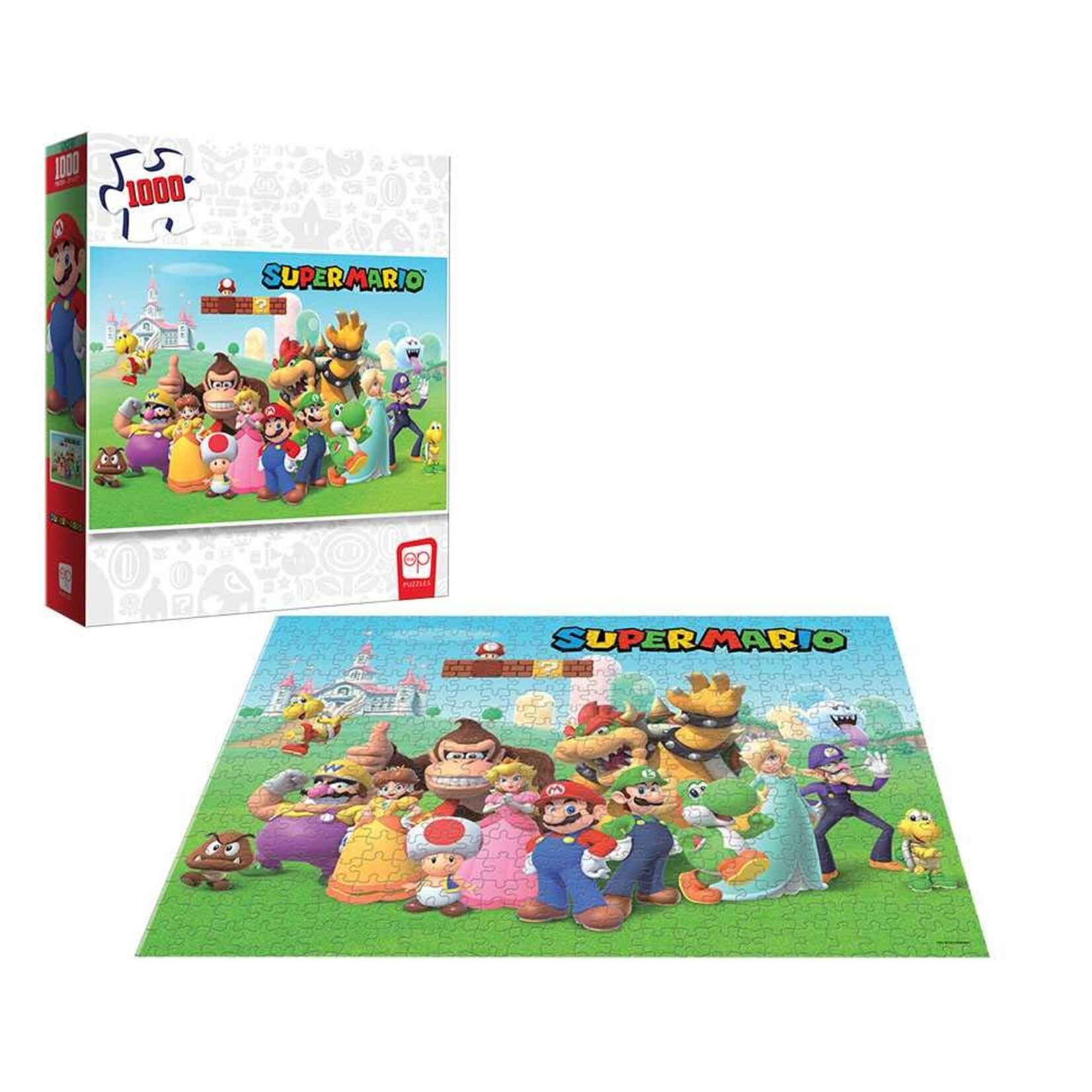The Op Games (USAOPOLY) Super Mario - Mushroom Kingdom - 1000 Piece Puzzle