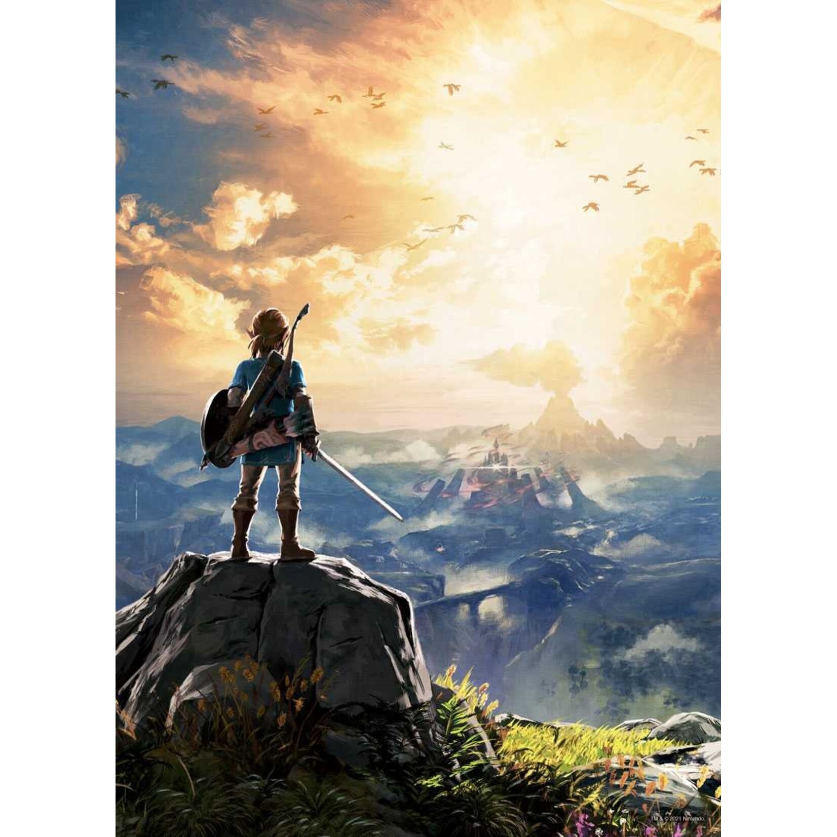 The Op Games (USAOPOLY) The Legend of Zelda - Breath of the Wild - 1000 Piece Puzzle