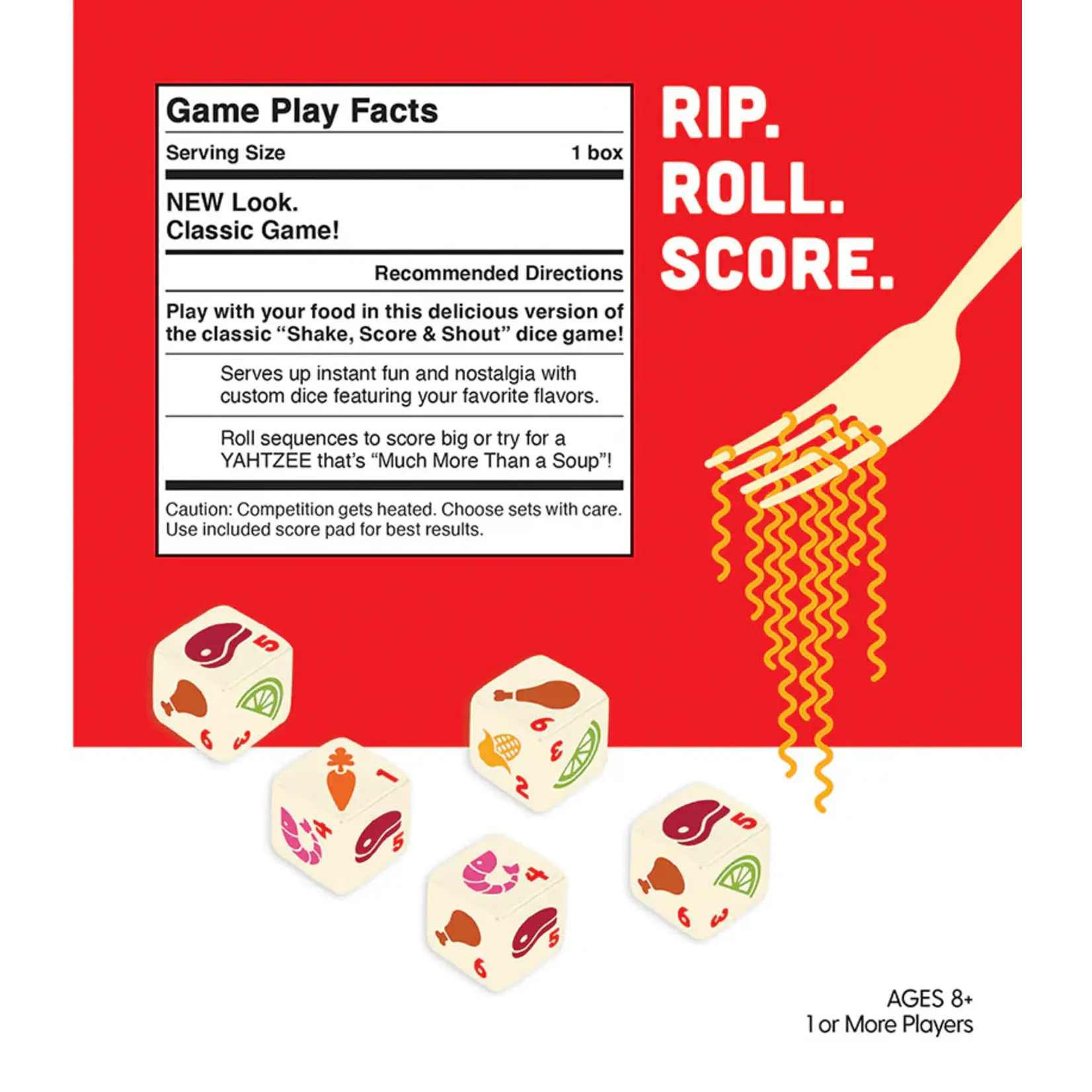 The Op Games (USAOPOLY) YAHTZEE: Cup Noodles